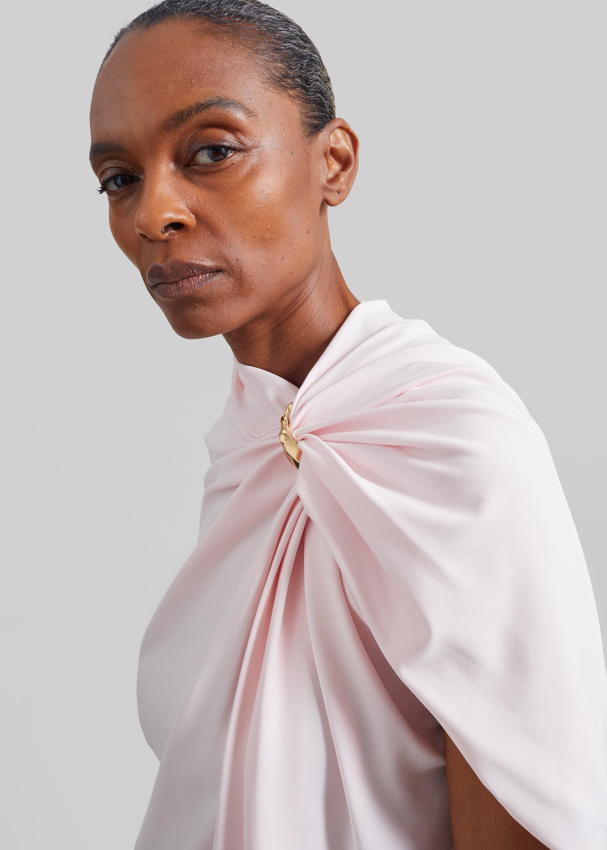 Sportmax Epoche Draped Mini Dress - Powder