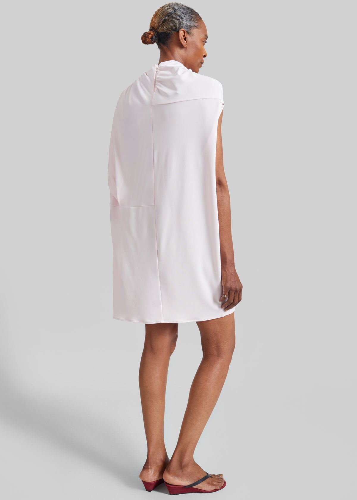 Sportmax Epoche Draped Mini Dress - Powder