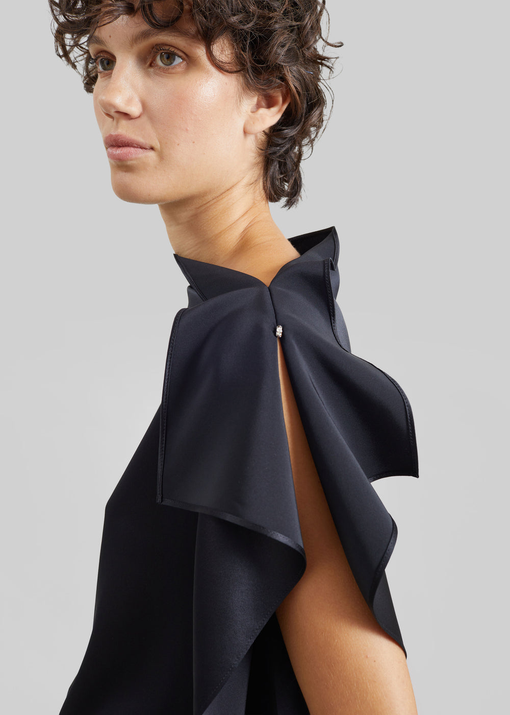 Sportmax Lana Silk Top - Black - 1