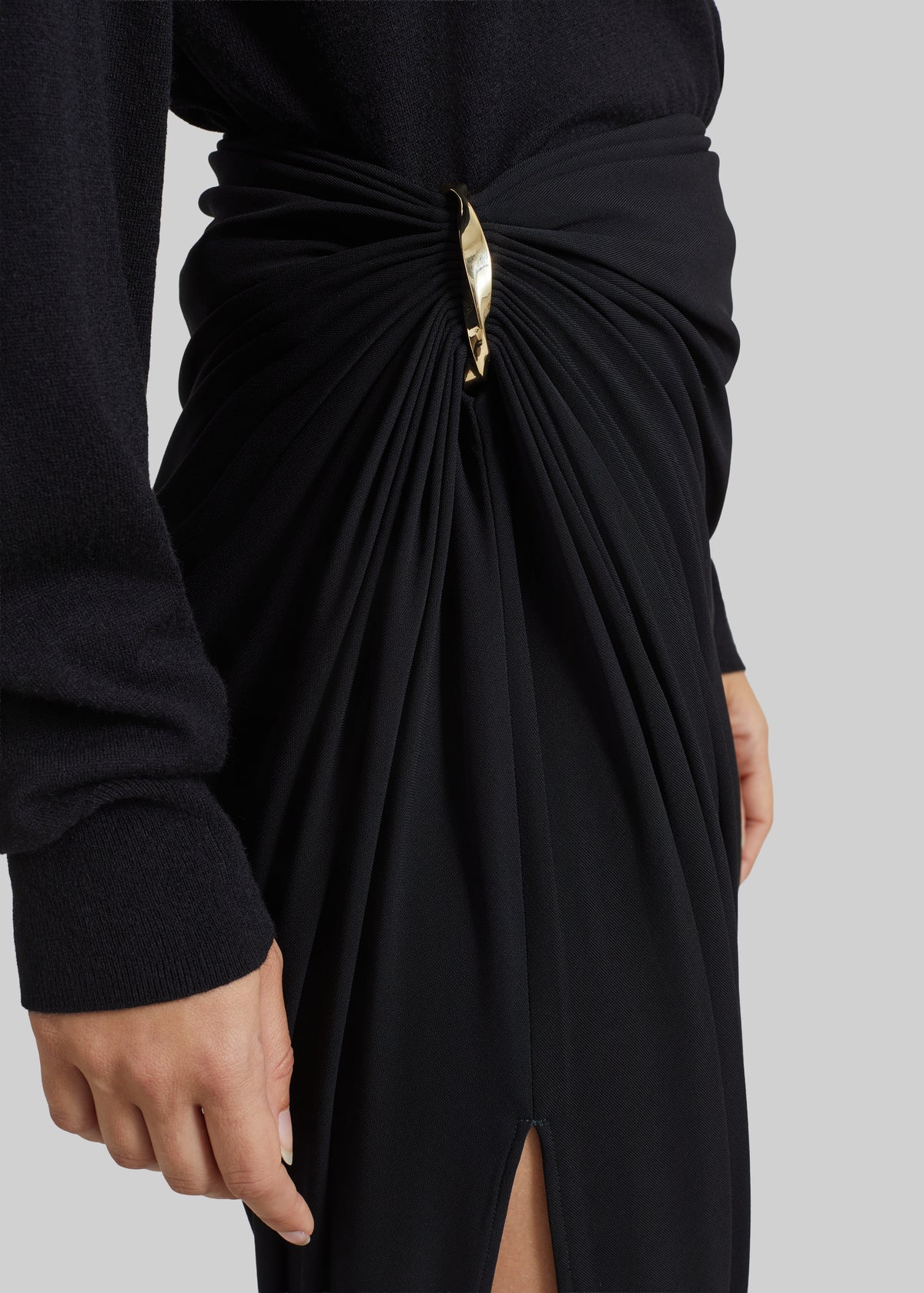 Sportmax Licenza Draped Skirt - Black