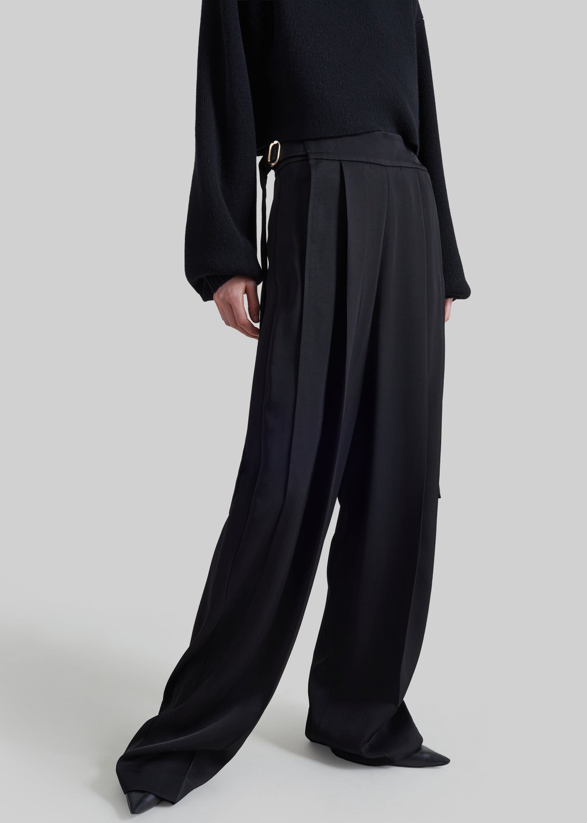 Sportmax Stagno Adjustable Trousers - Black