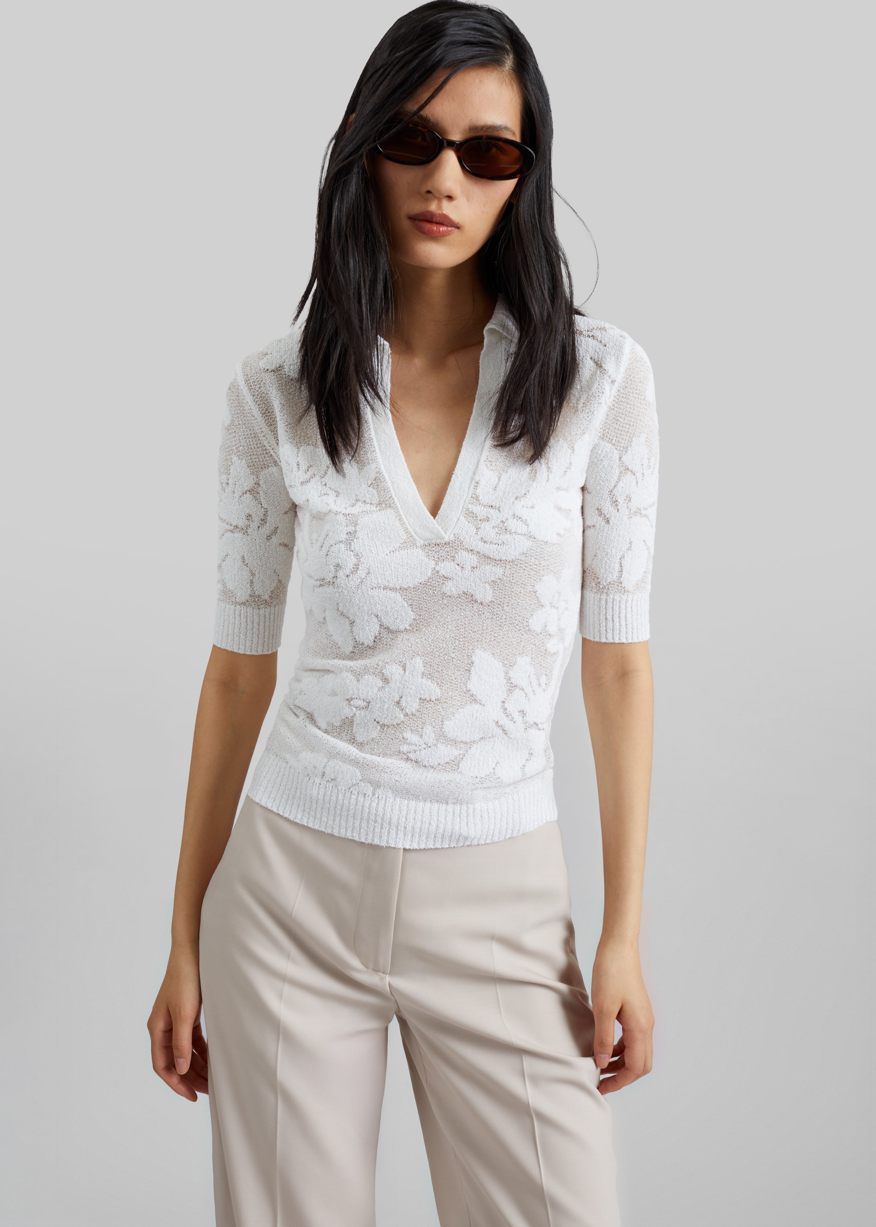 Sportmax Tabarin Polo Shirt - White - 2
