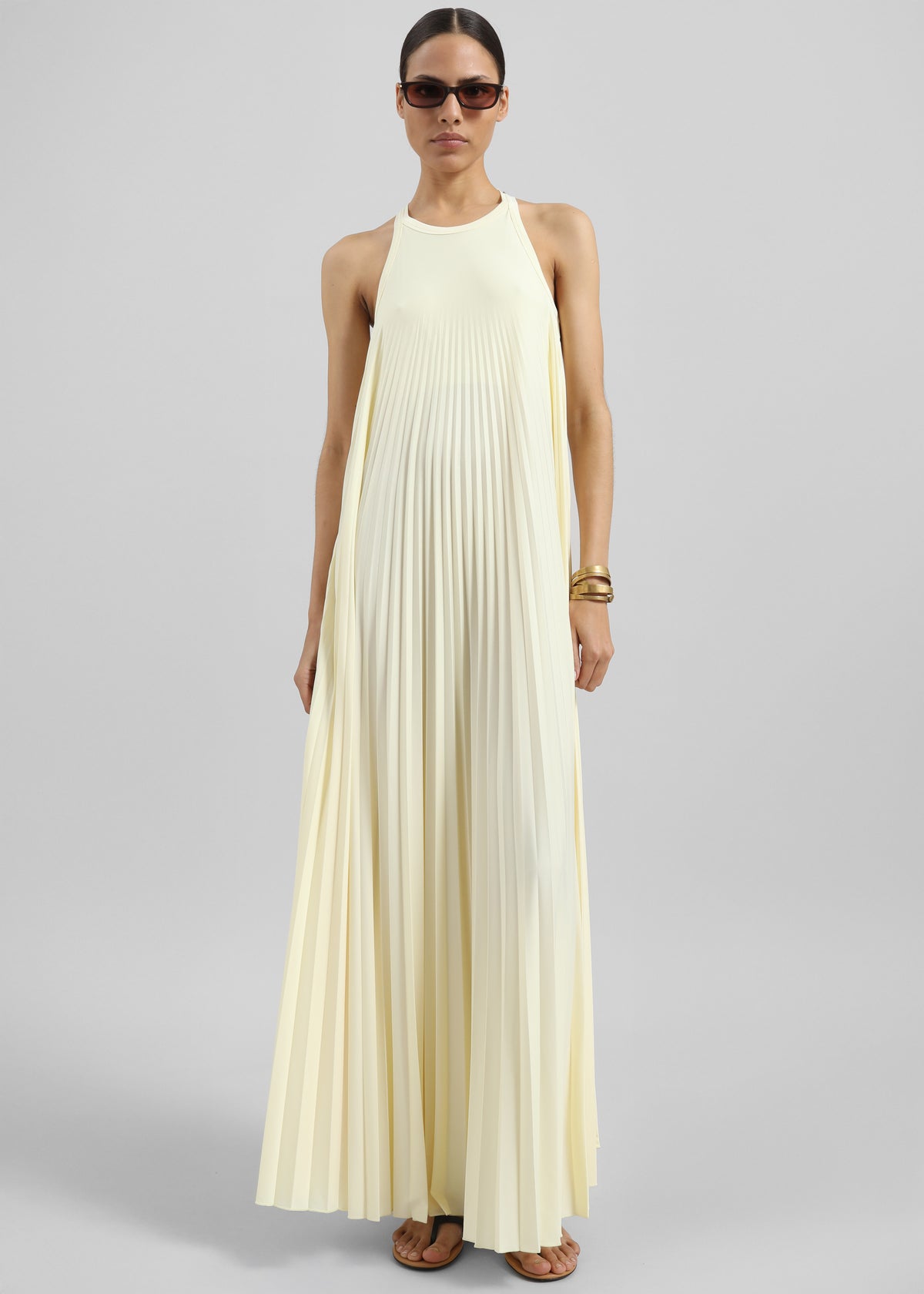 Sportmax Verdier Dress - Light Yellow - 1
