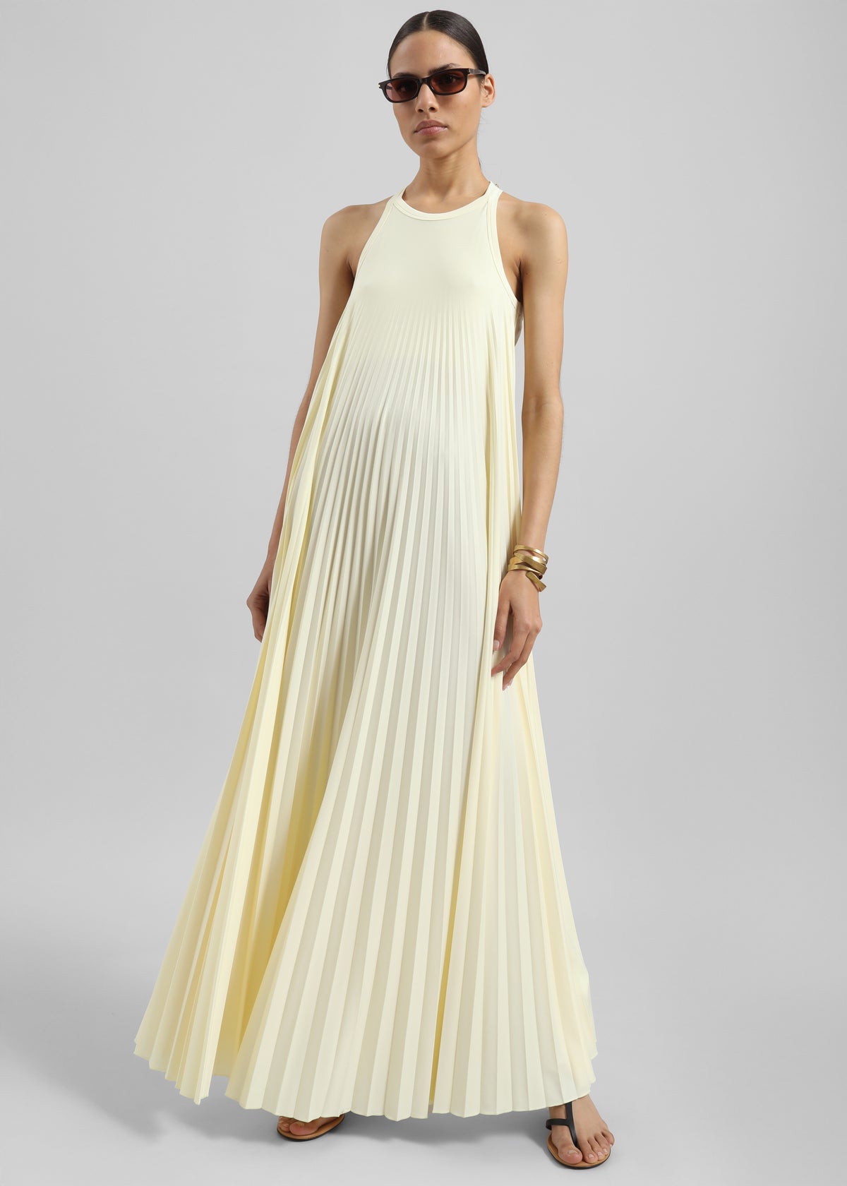 Sportmax Verdier Dress - Light Yellow - 3