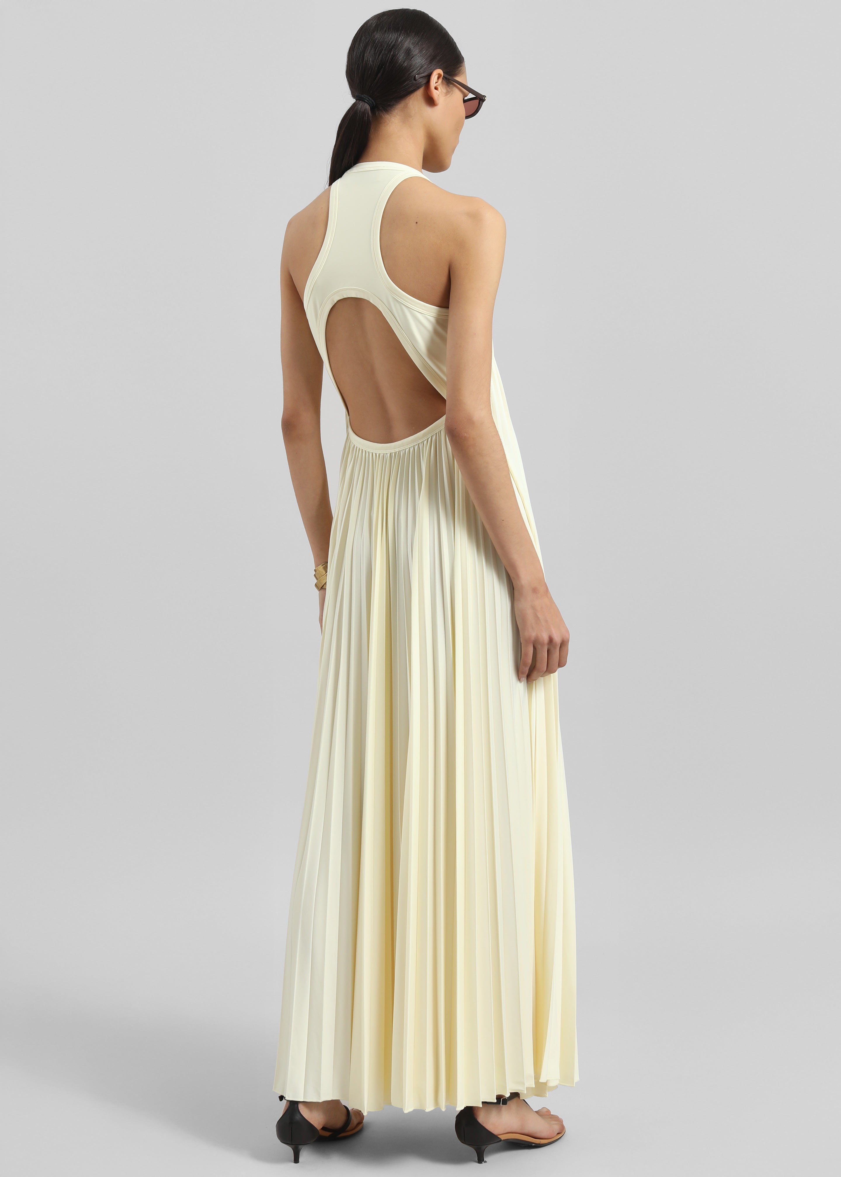 Sportmax Verdier Dress - Light Yellow - 5