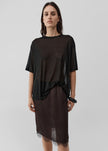 St. Agni Fine Jersey Relaxed Tee - Black
