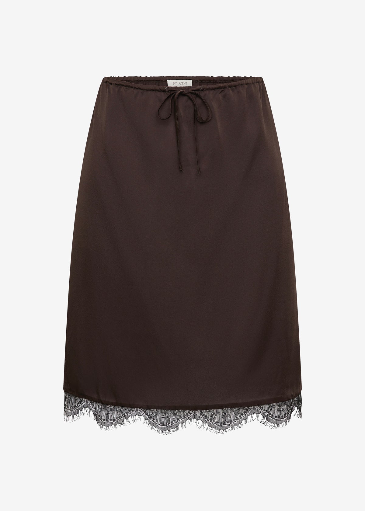 St. Agni Fine Lace Skirt - Bark - 5