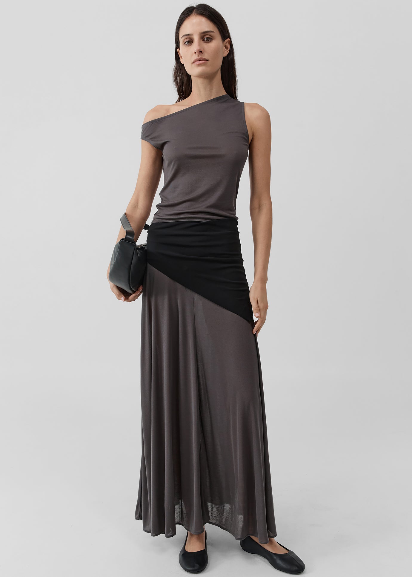 St. Agni Fluid Jersey Skirt