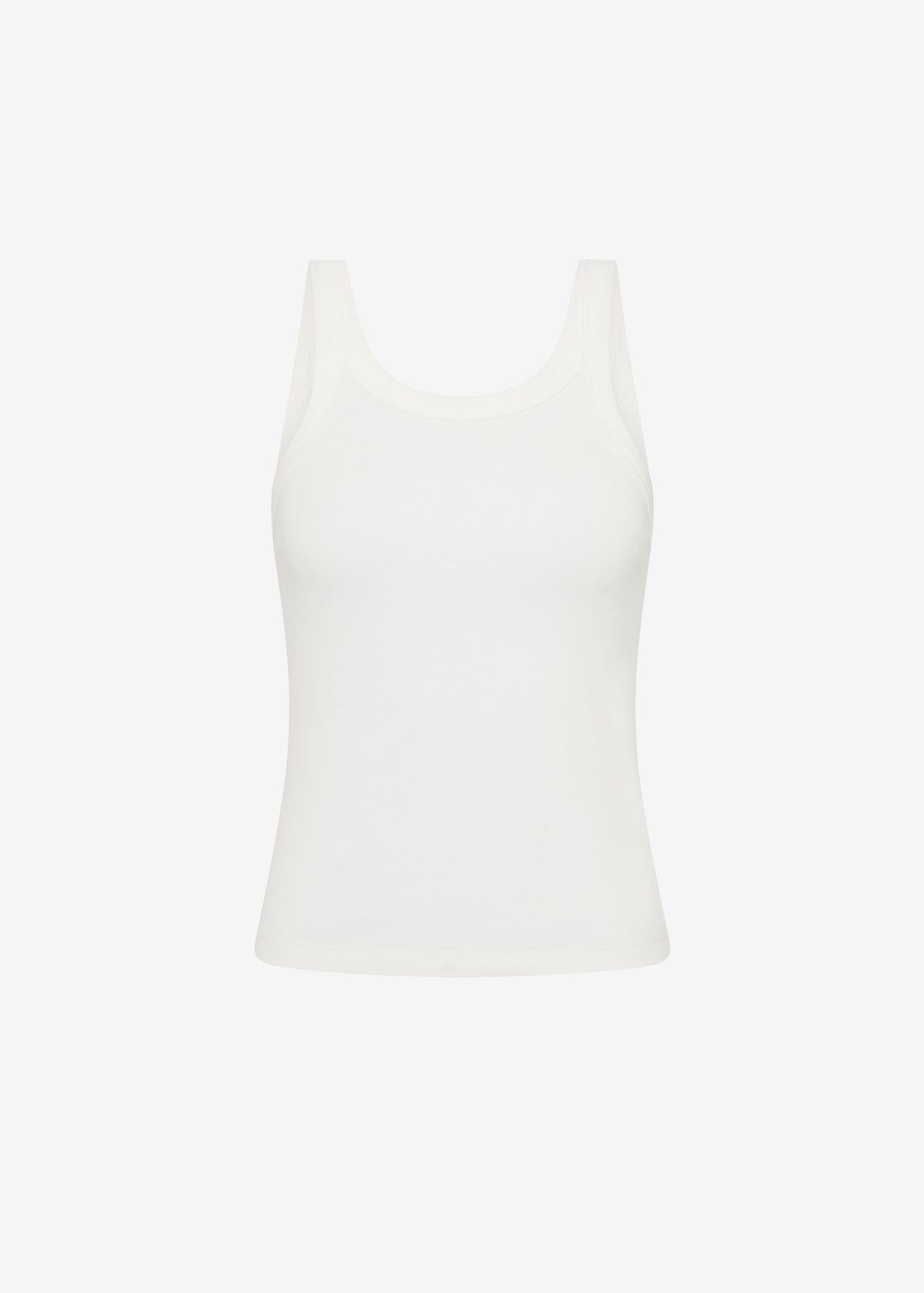 St. Agni Organic Cotton Racer Singlet - White - 5