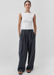 St. Agni Organic Cotton Ballerina Top - White