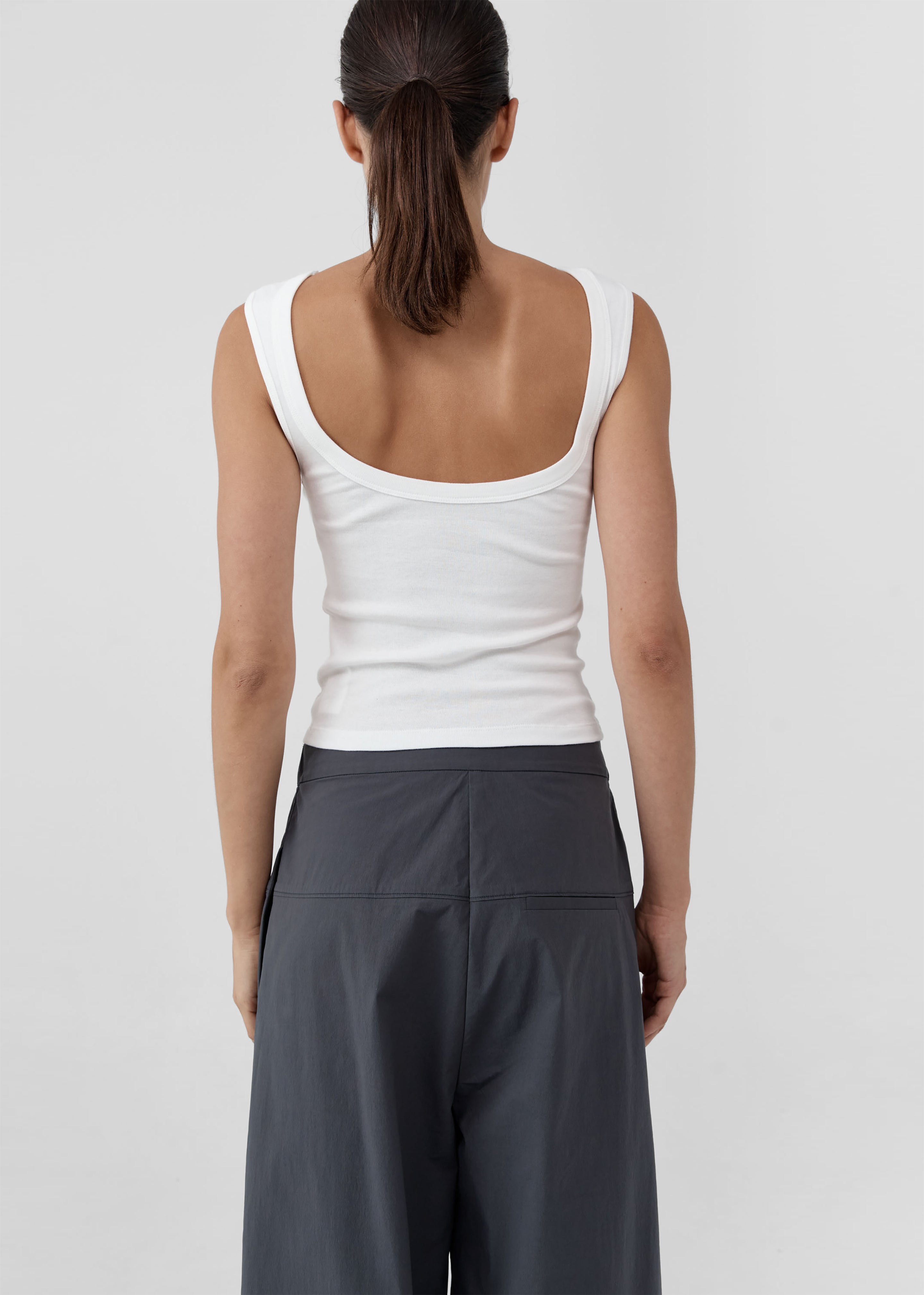 St. Agni Organic Cotton Ballerina Top - White - 7