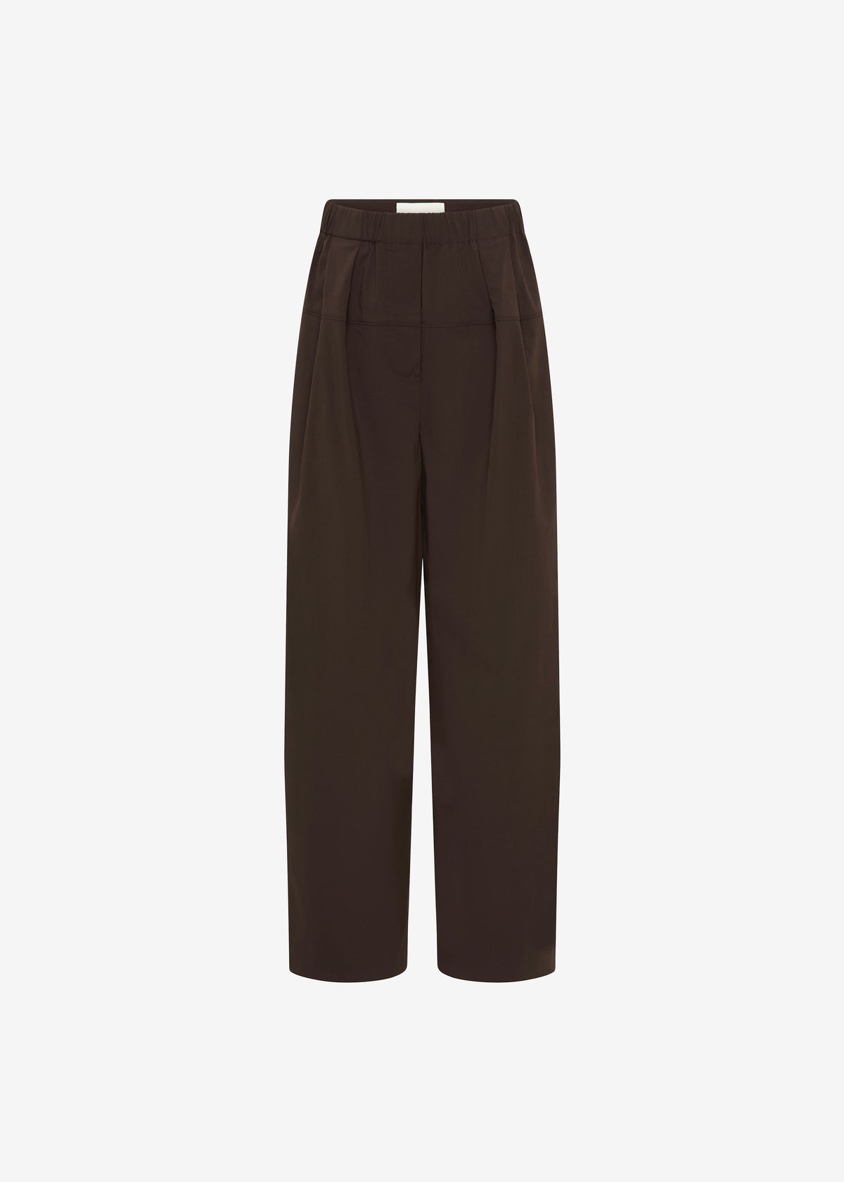 St. Agni Relaxed Pleat Pants - Bark - 7
