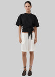 St. Agni Silk Everyday Relaxed Shorts - Tofu