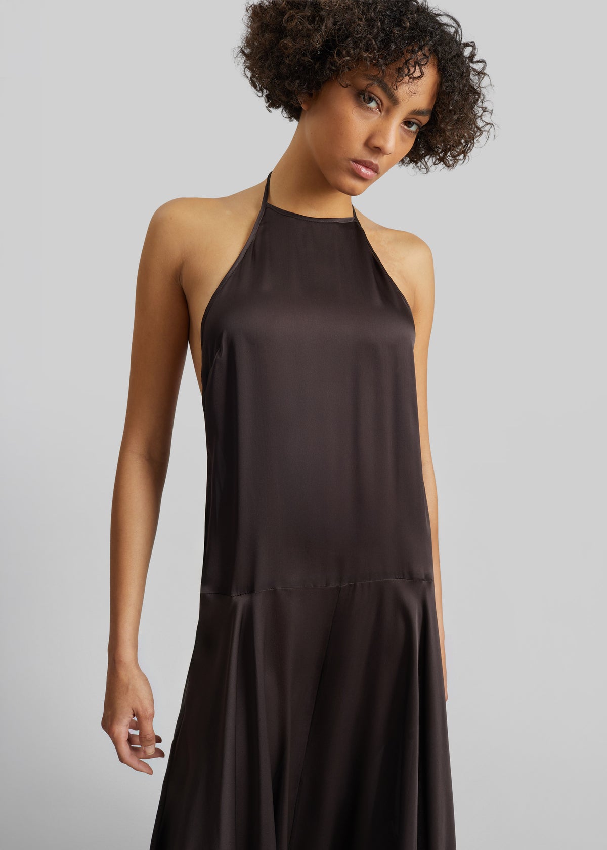 halter handkerchief dress St. Agni Silk Handkerchief Halter Dress