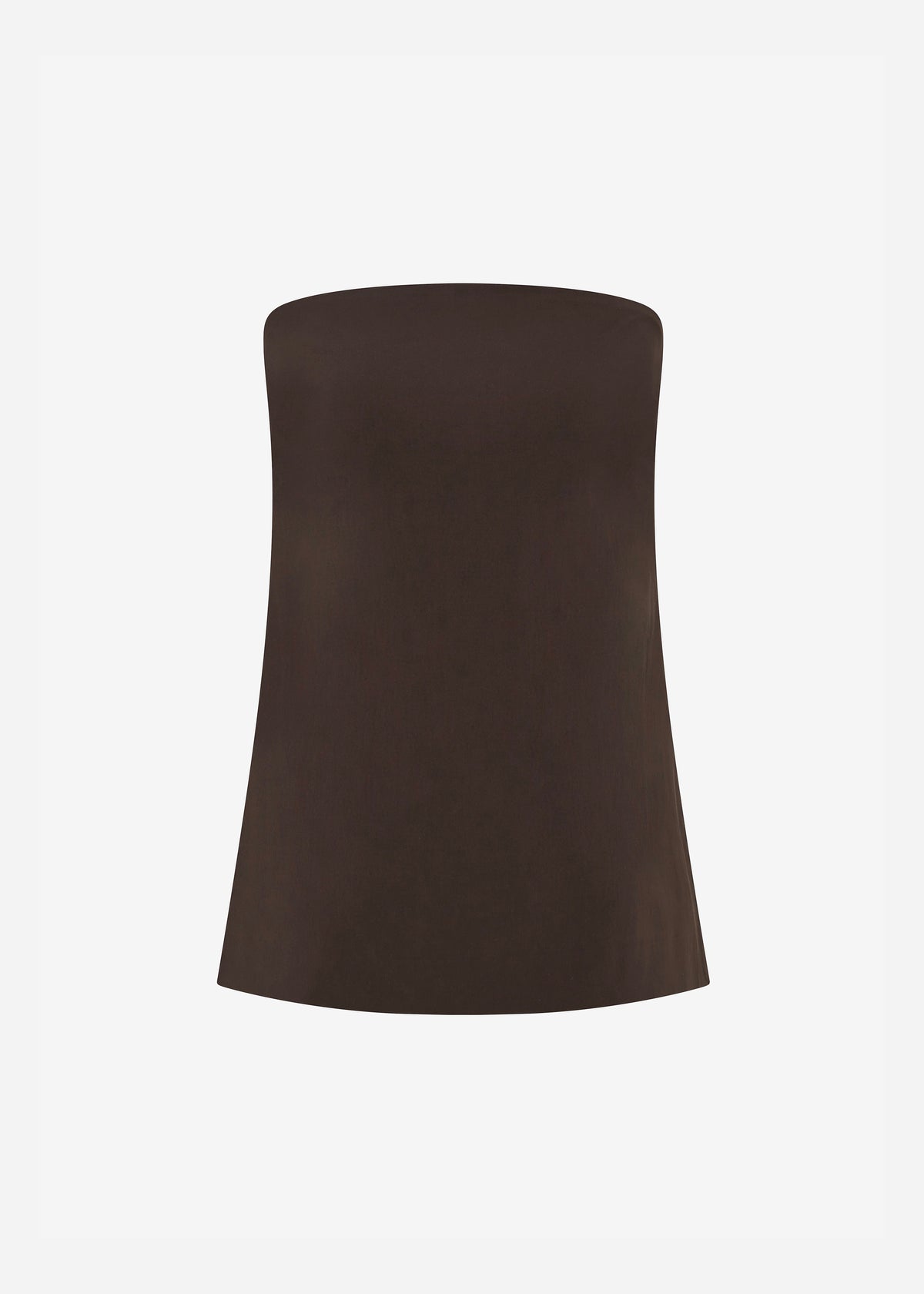 St. Agni Strapless Rouleau Tie Top - Bark - 7