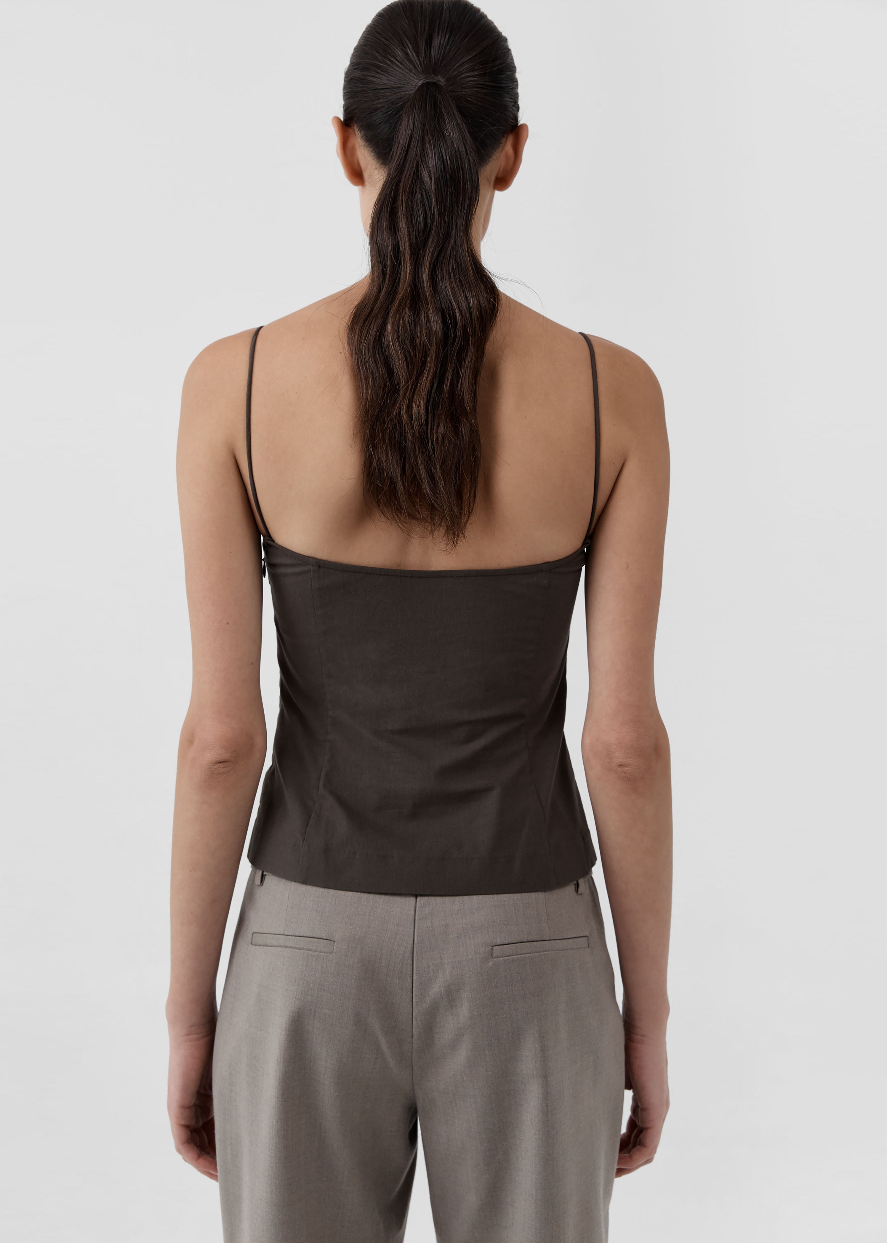 St. Agni Studio Cami - Wood - 5