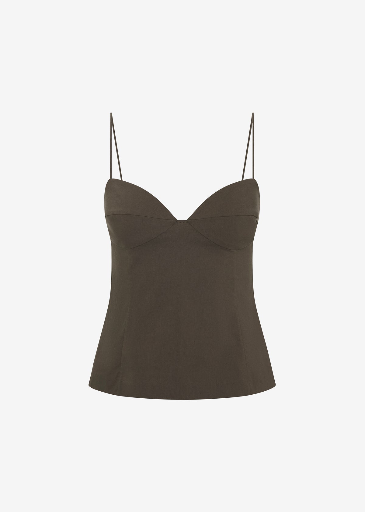 St. Agni Studio Cami - Wood - 6