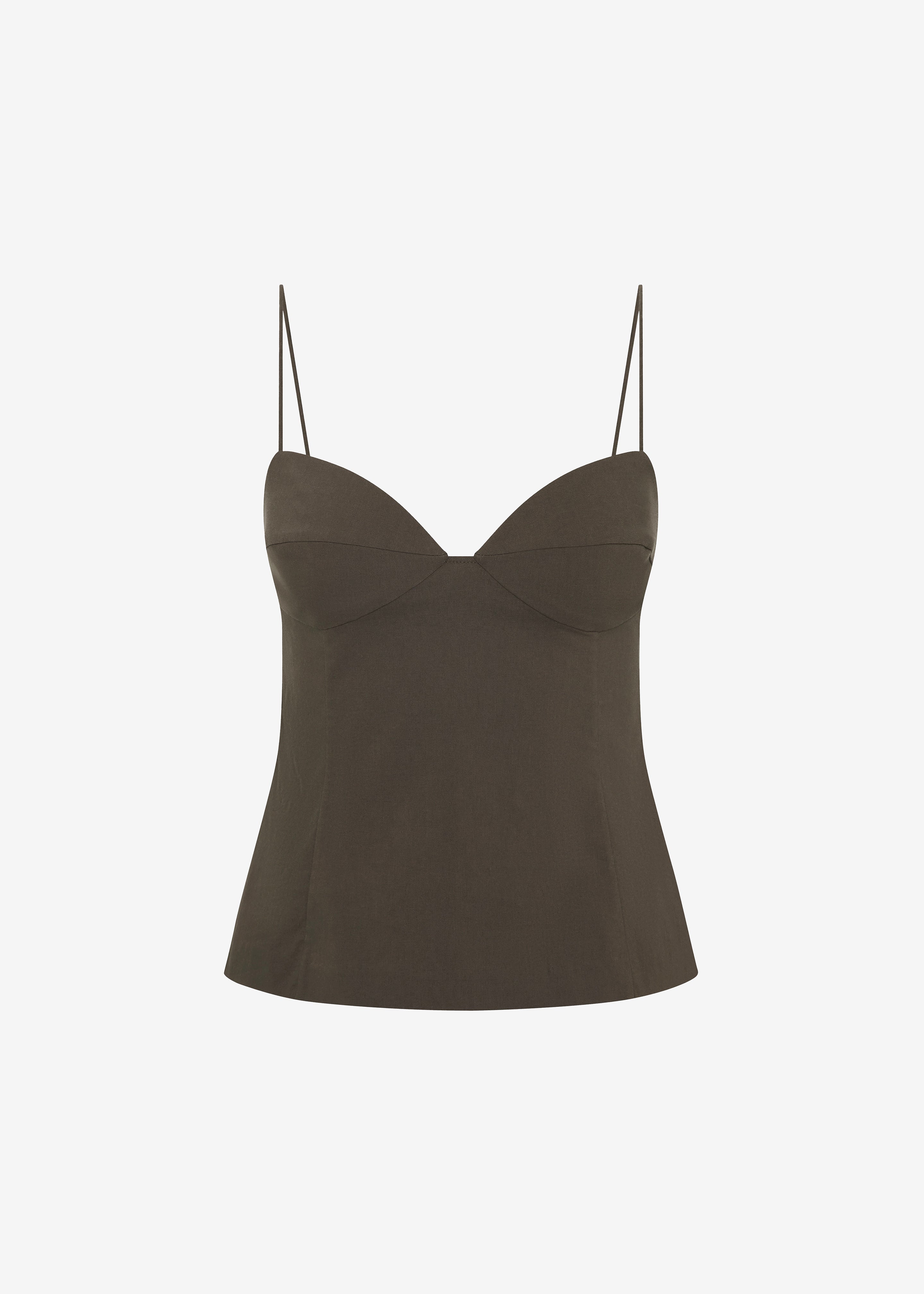 St. Agni Studio Cami - Wood - 6