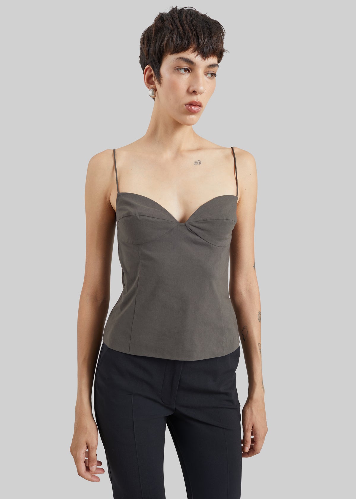 St. Agni Studio Cami - Wood - 4