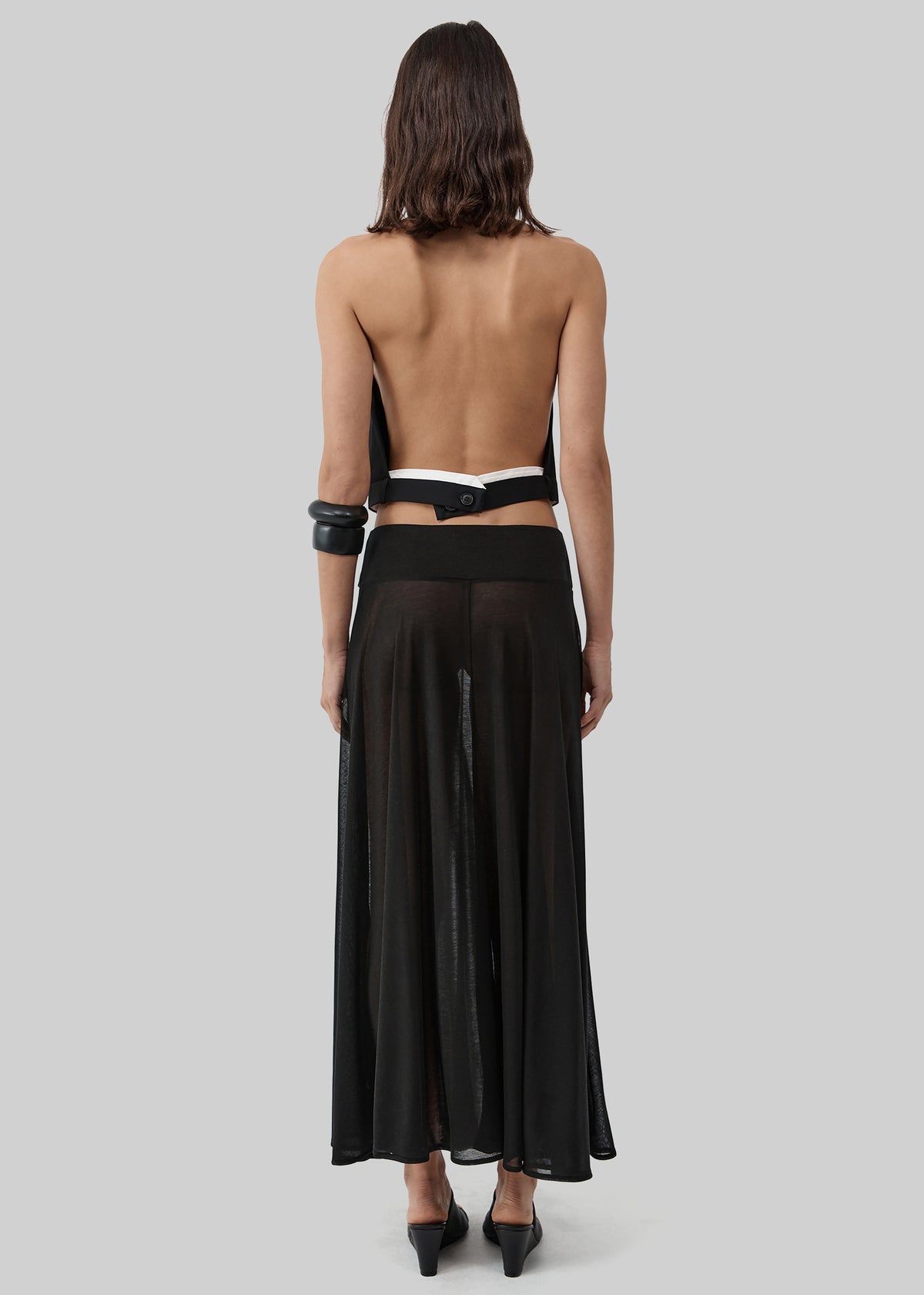 St. Agni Fluid Jersey Skirt - Black - 6