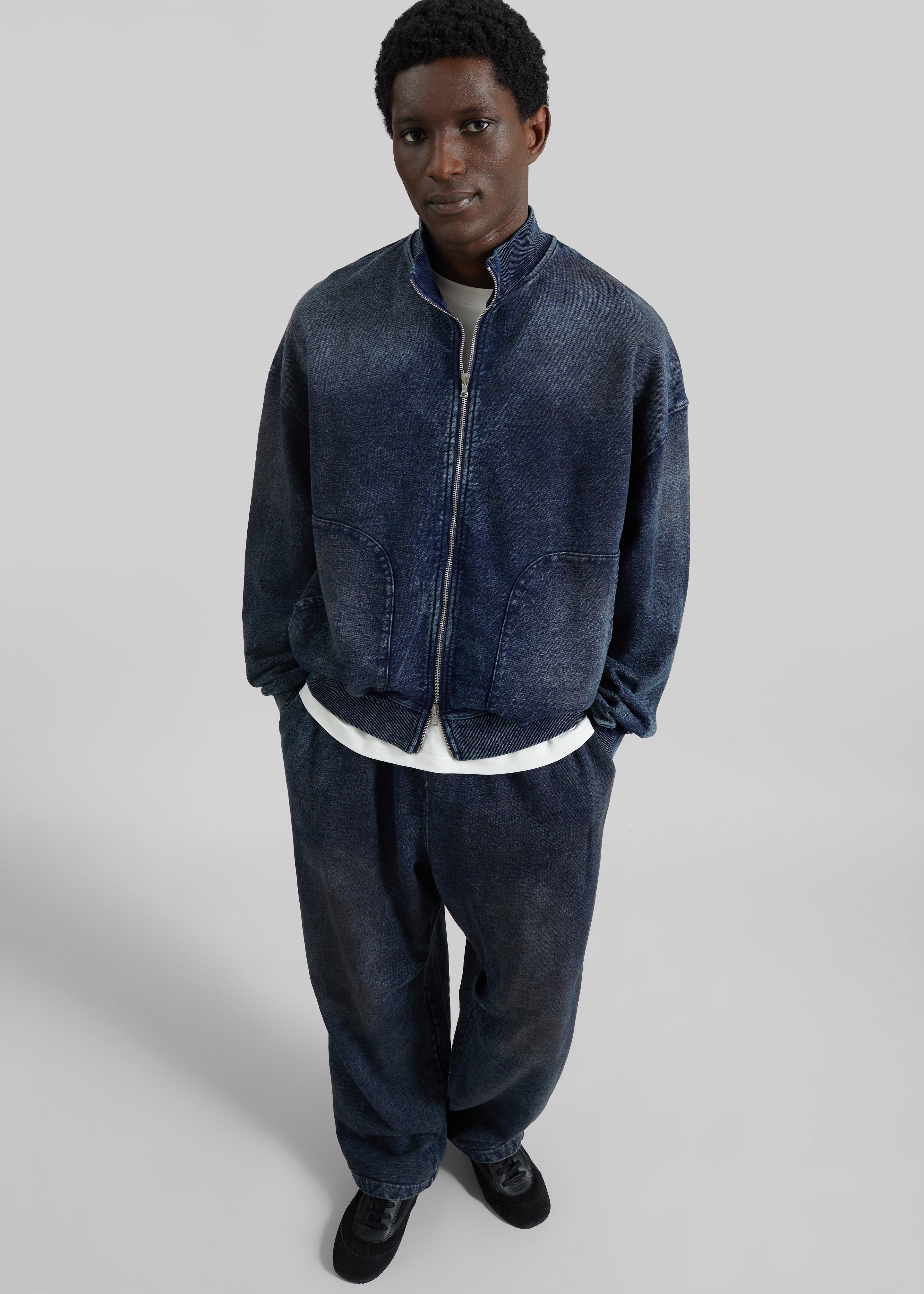 Stamford Zip-Up Jacket - Medium Wash - 5