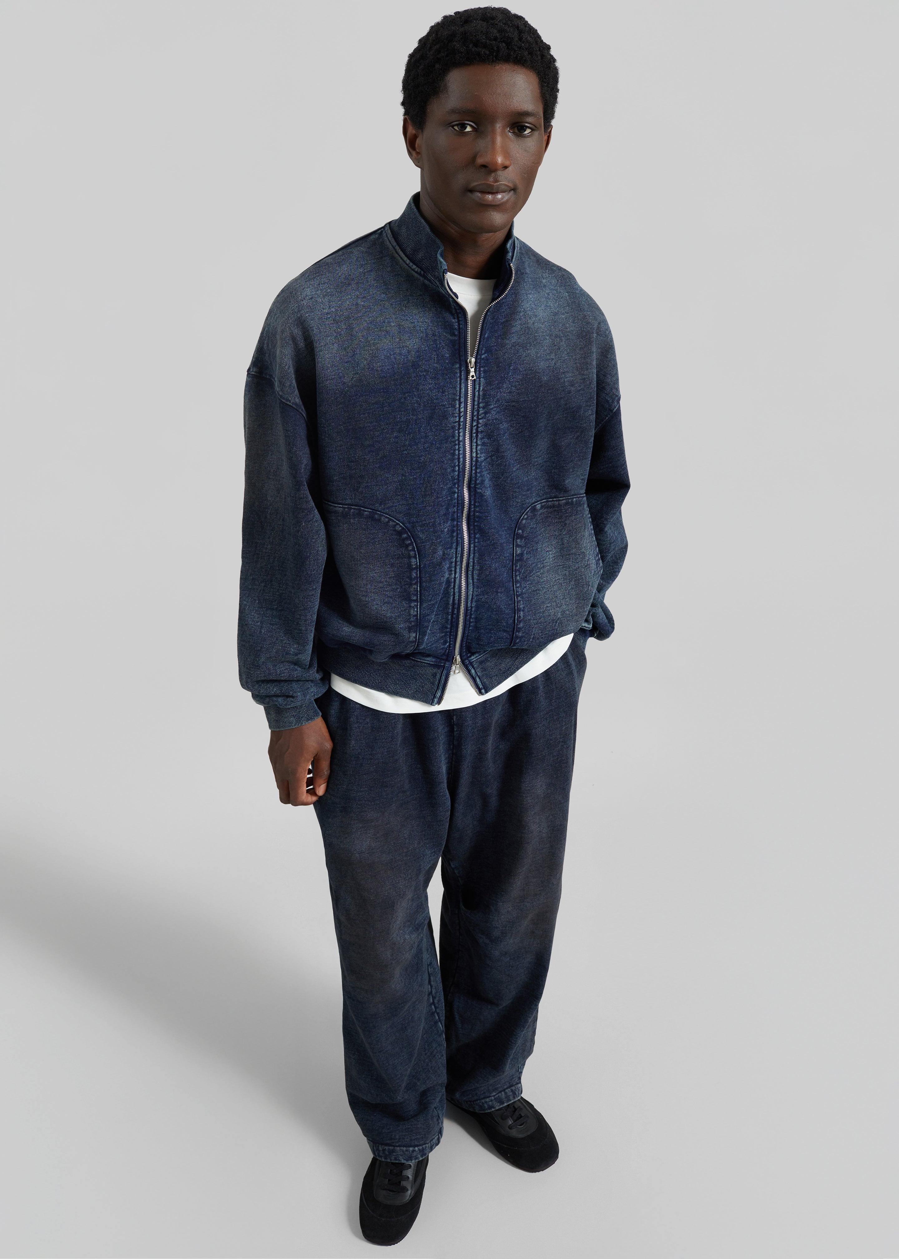 Connor Oversized Denim Jacket - Medium Wash – The Frankie Shop