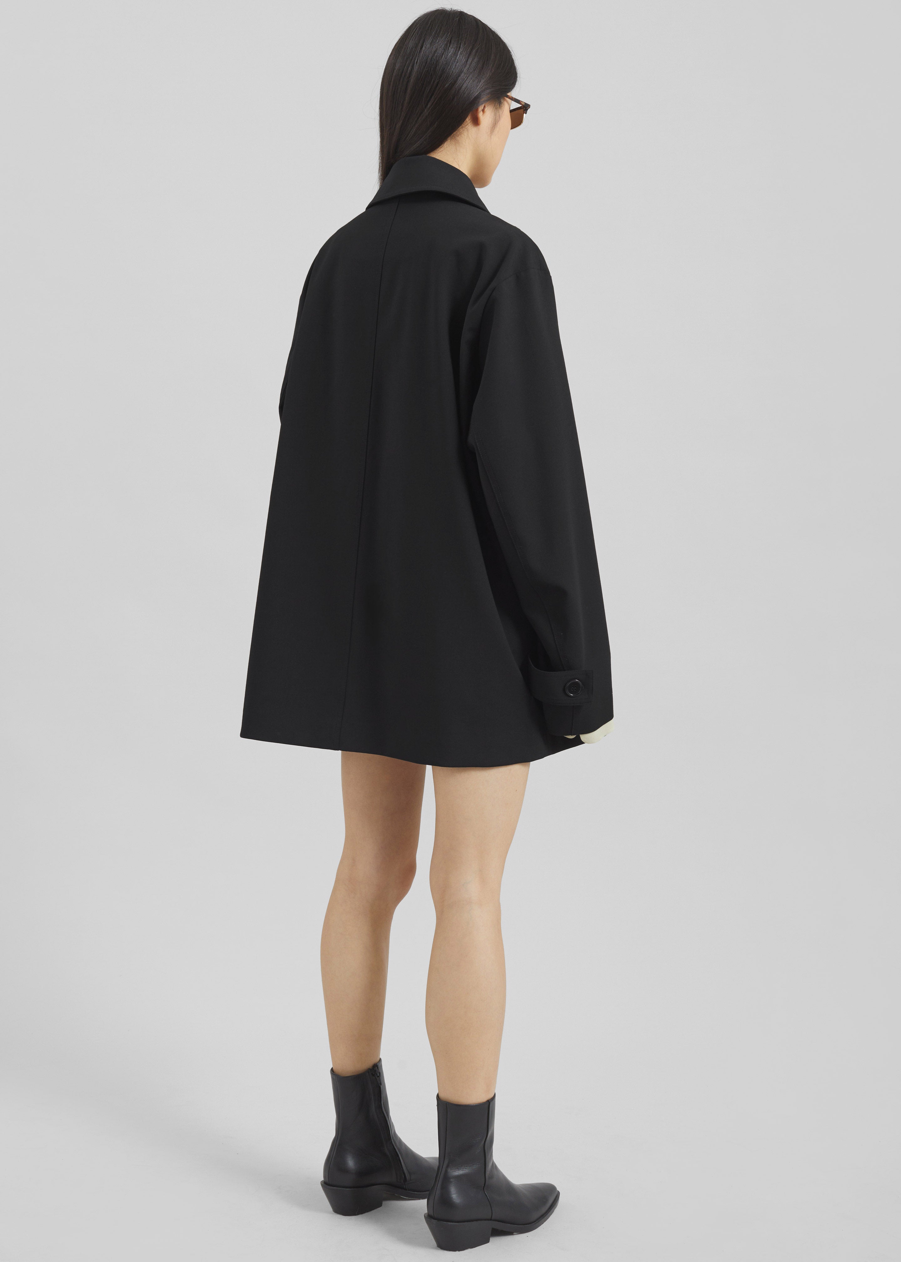 Stanton Trapeze Jacket - Black – The Frankie Shop
