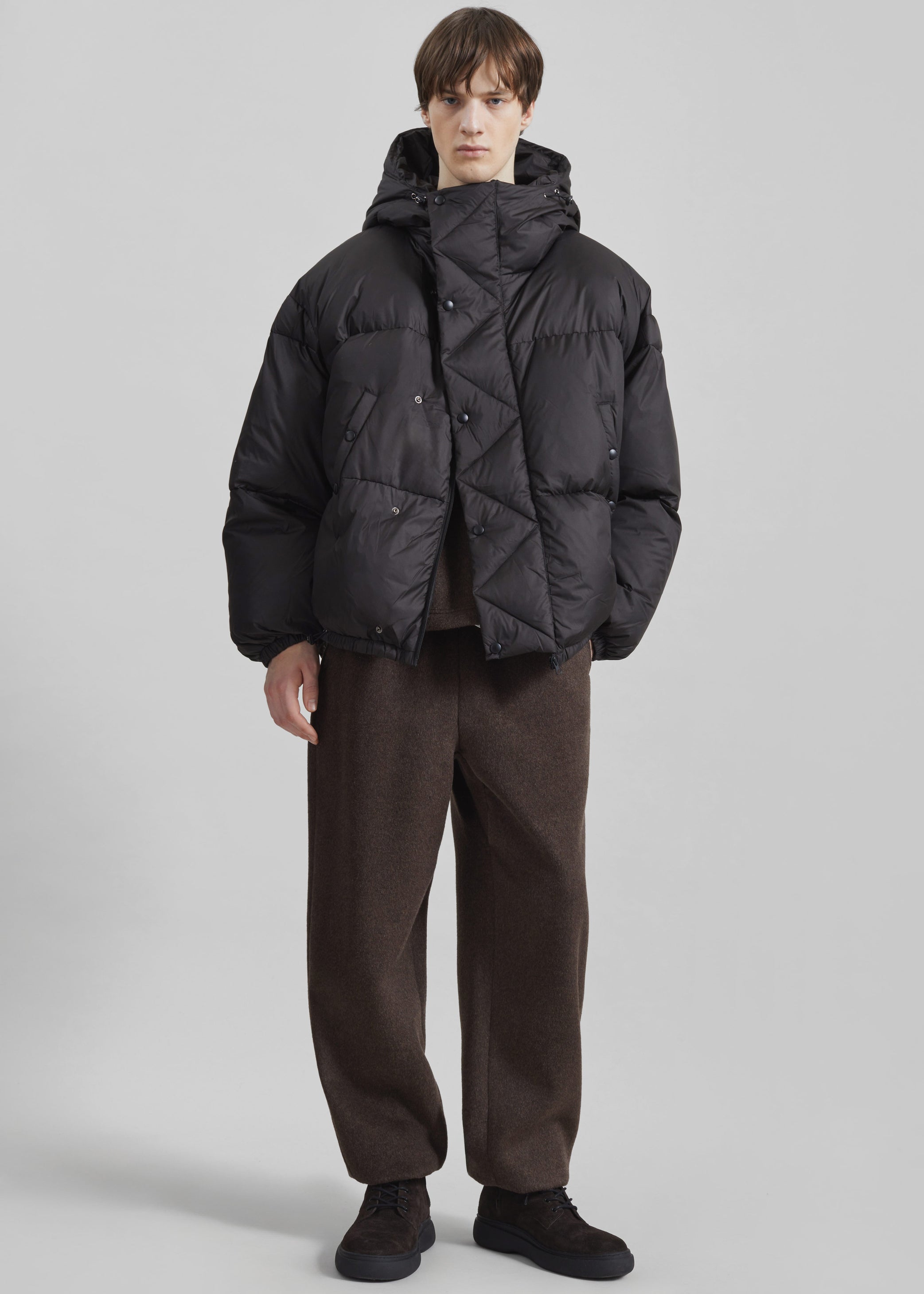 Shop the look image for Strabane Puffer Jacket - Black