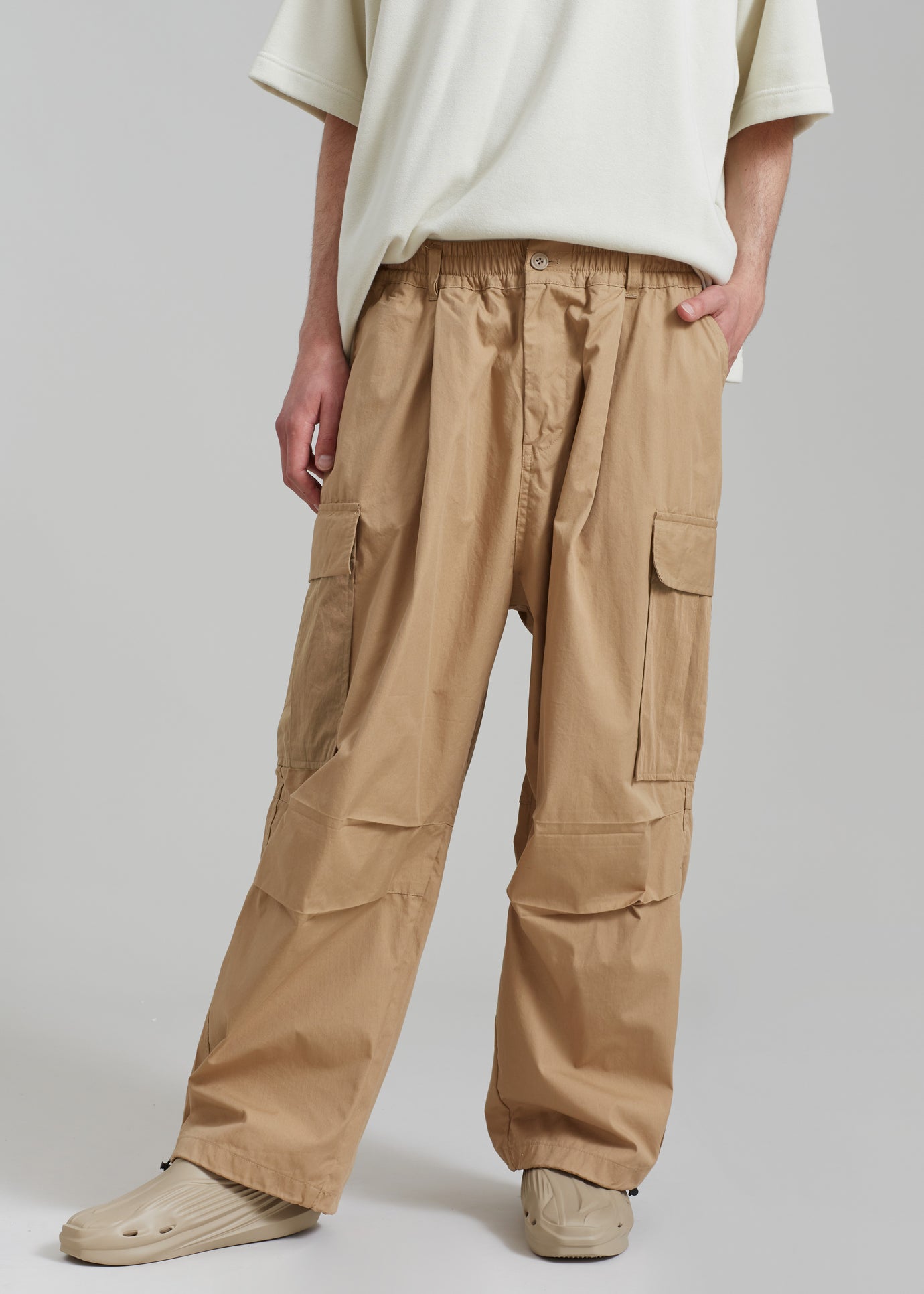 Stu Colorblock Cargo Pants - Tan