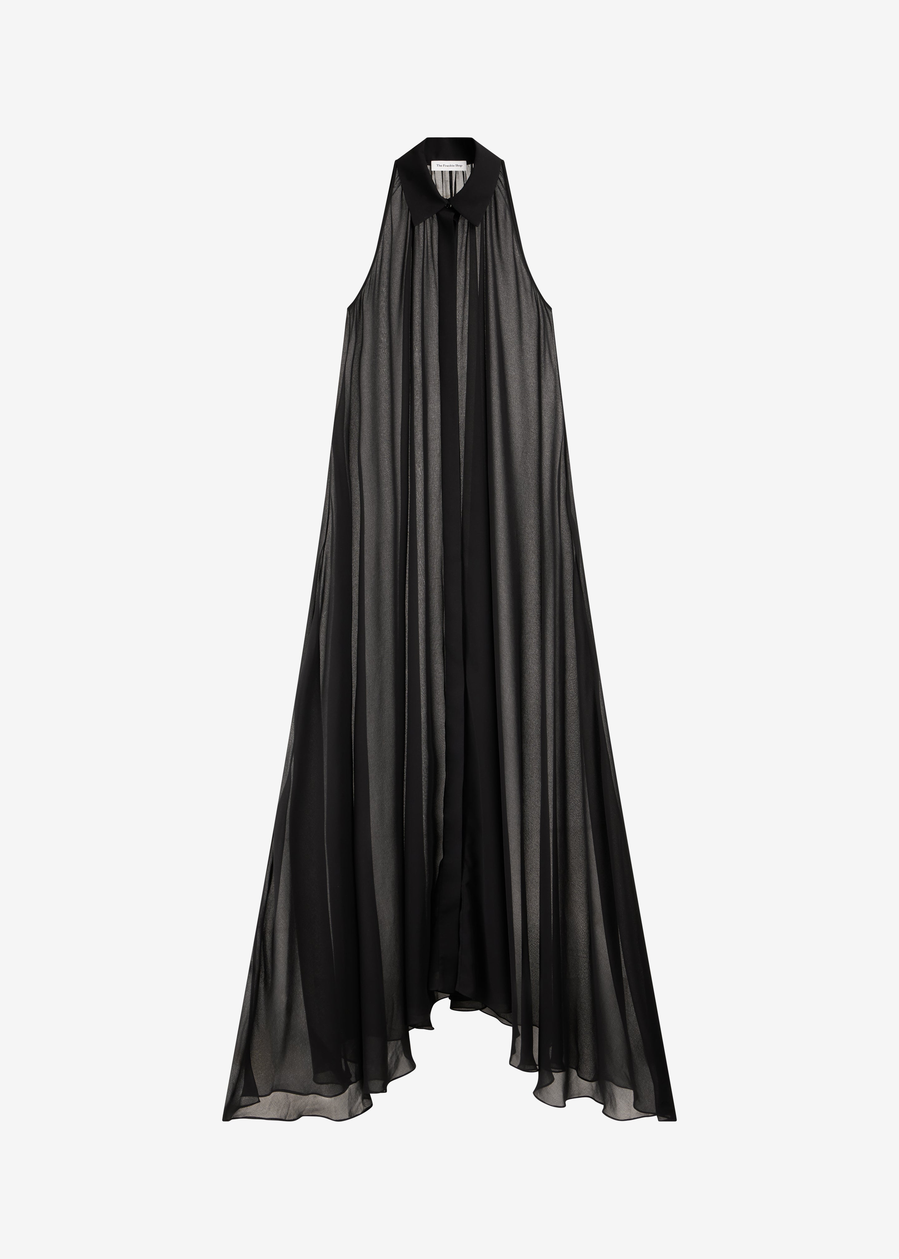 Sukie Sheer Halterneck Dress - Black - 7