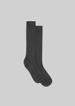 Sulza Thin Ribbed Socks - Grey