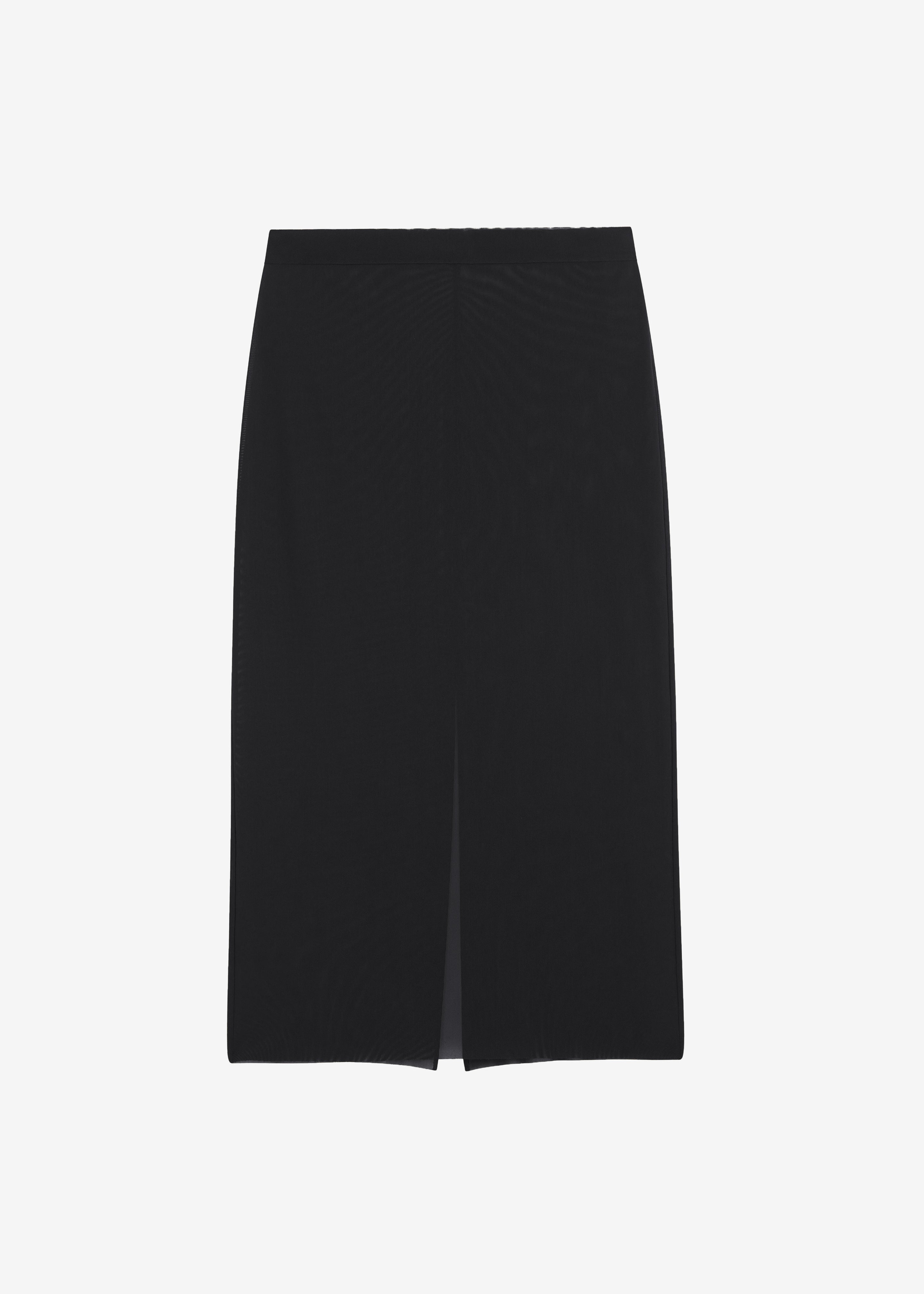 Suva Sheer Skirt - Black - 9