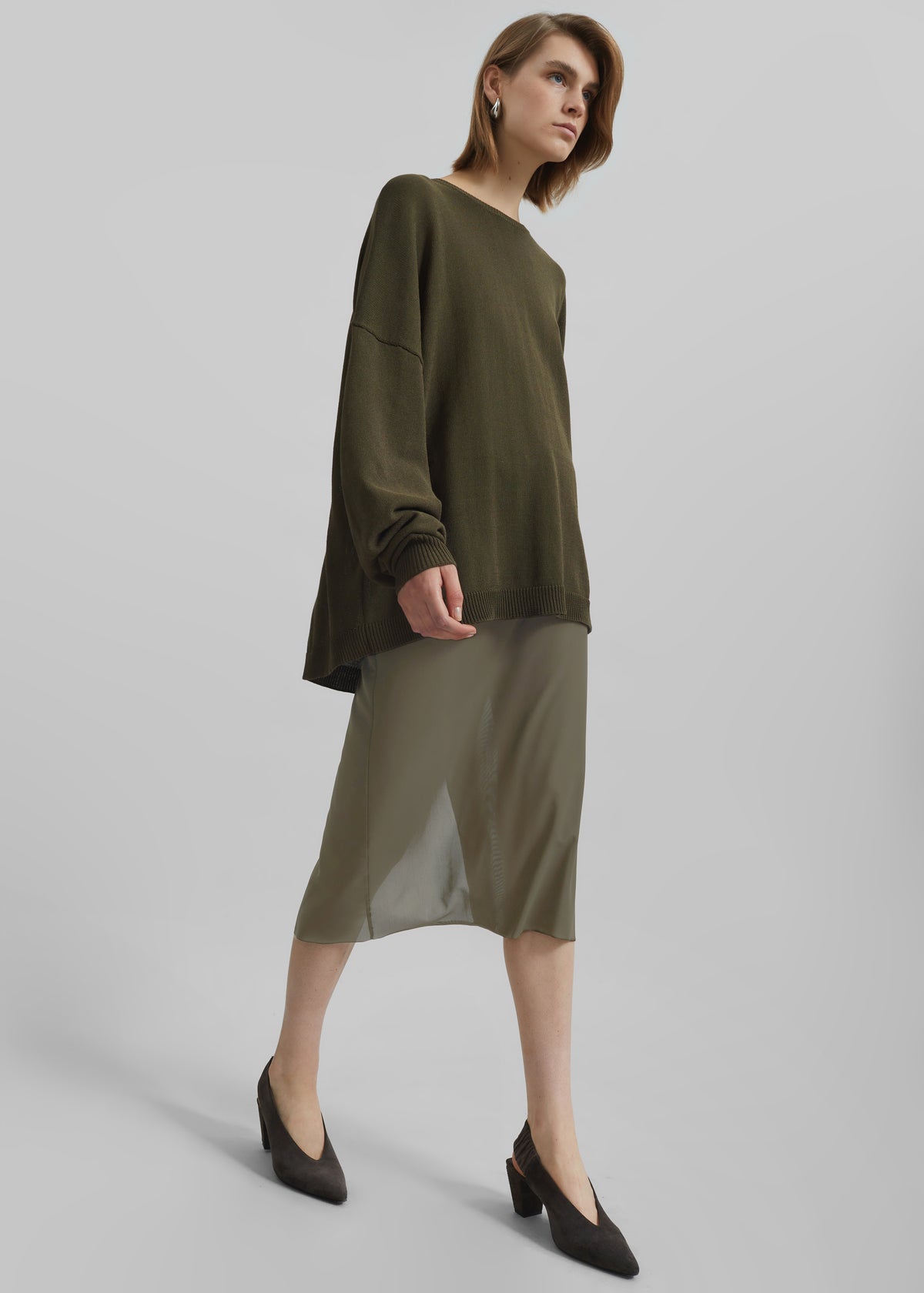 Suva Sheer Skirt - Khaki - 6