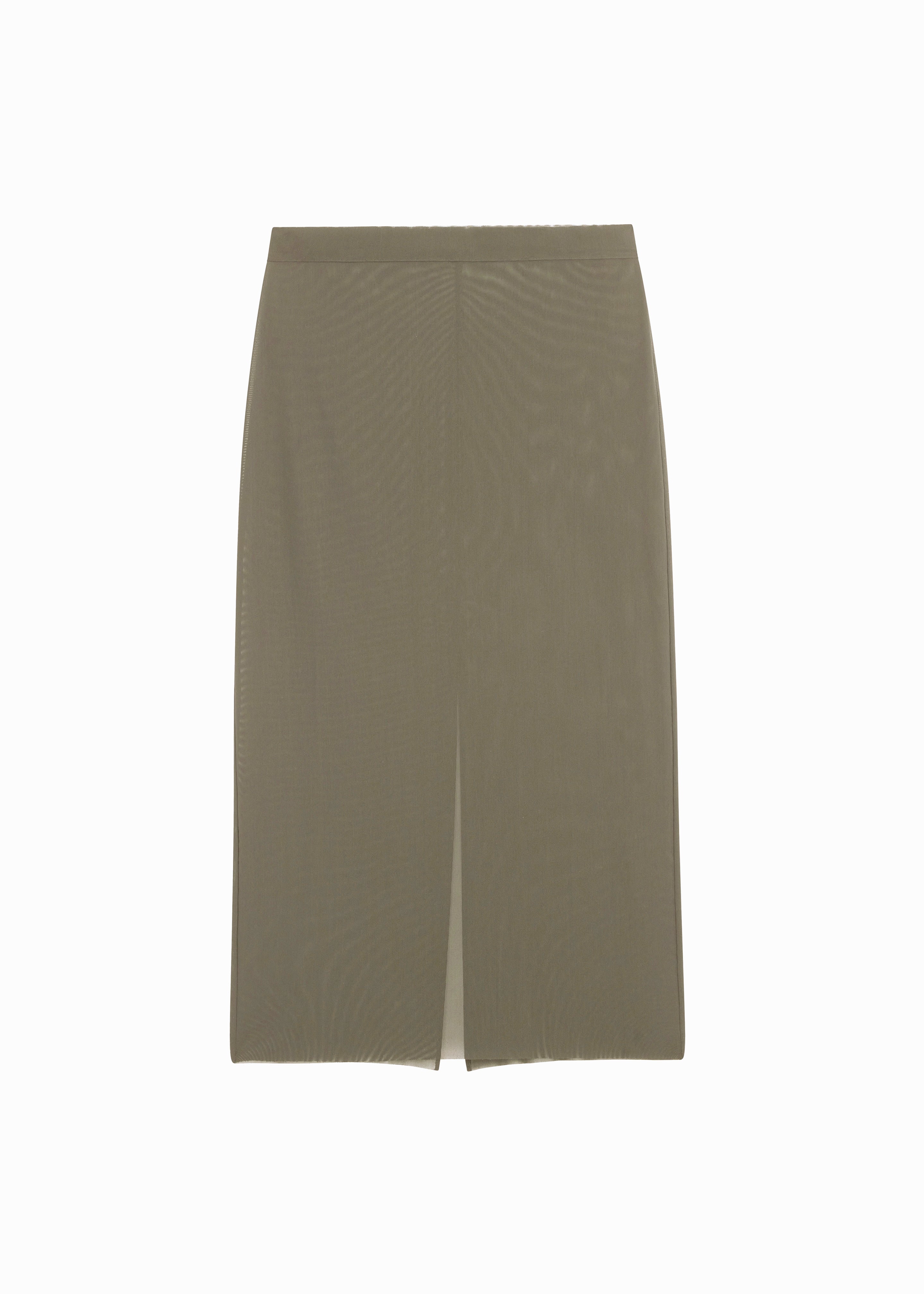 Suva Sheer Skirt - Khaki - 10