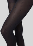 Swedish Stockings Doris Dots Tights - Black