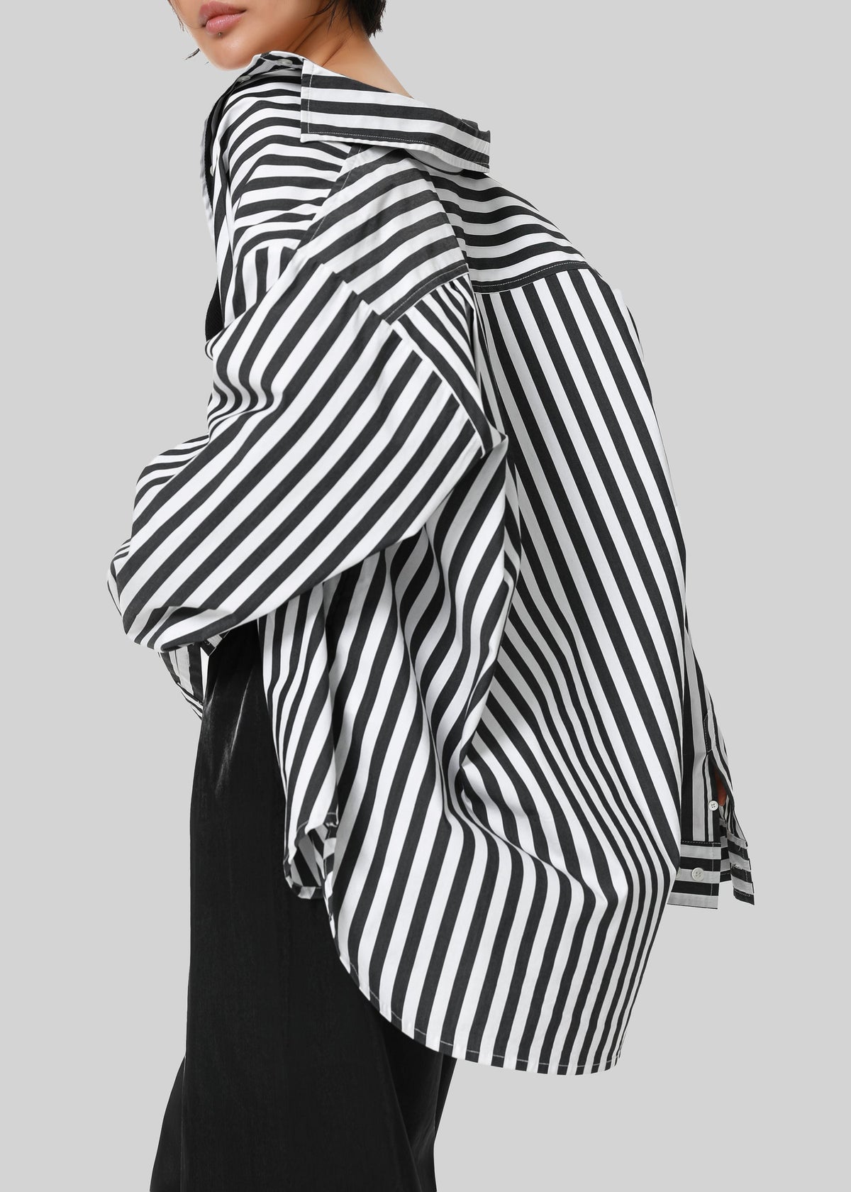 black and white striped dress shirt Buy Formal for Men Fabric PU Zara - Striped Stretchy Shirt