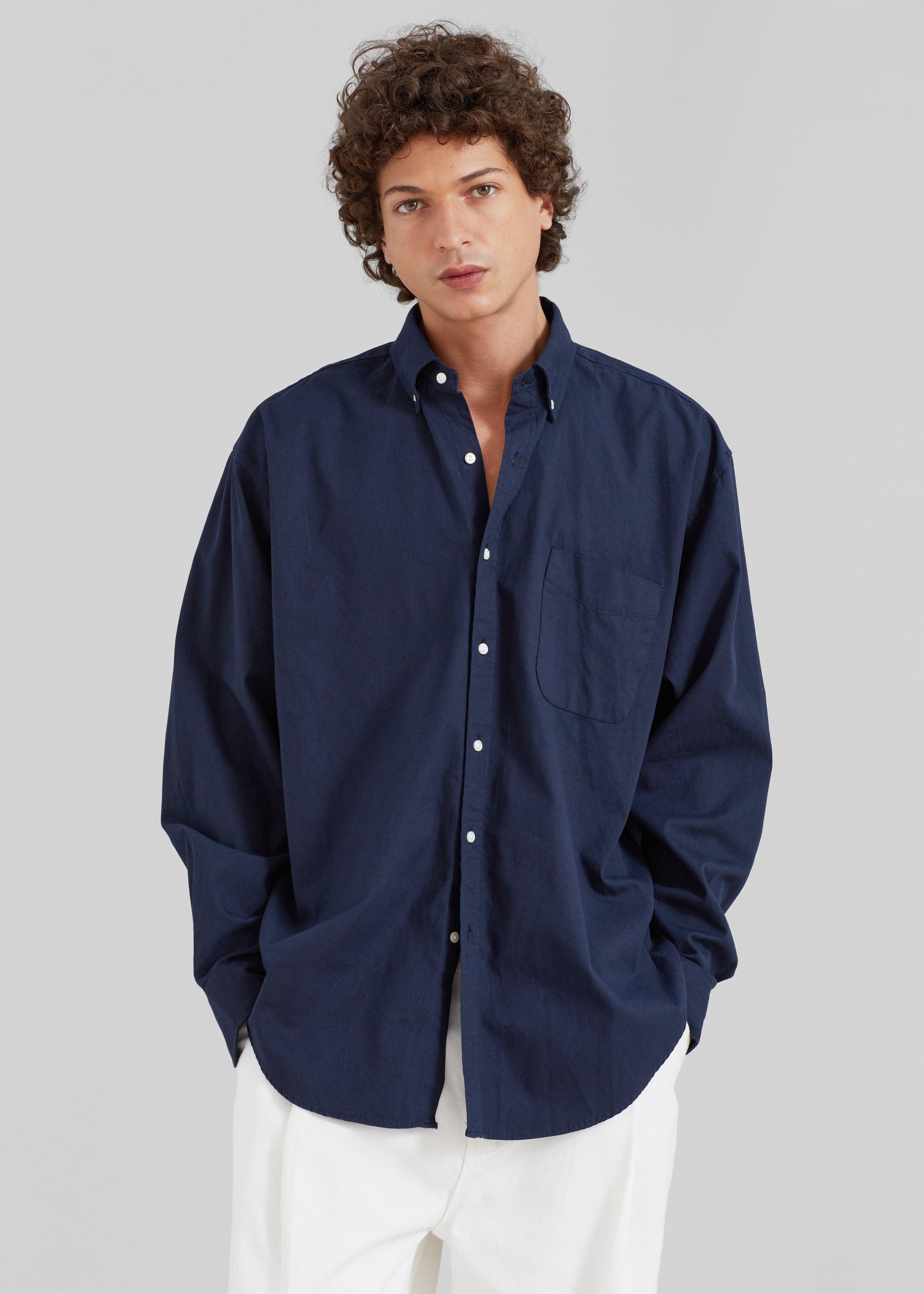 Sinclair Shirt - Navy - 1
