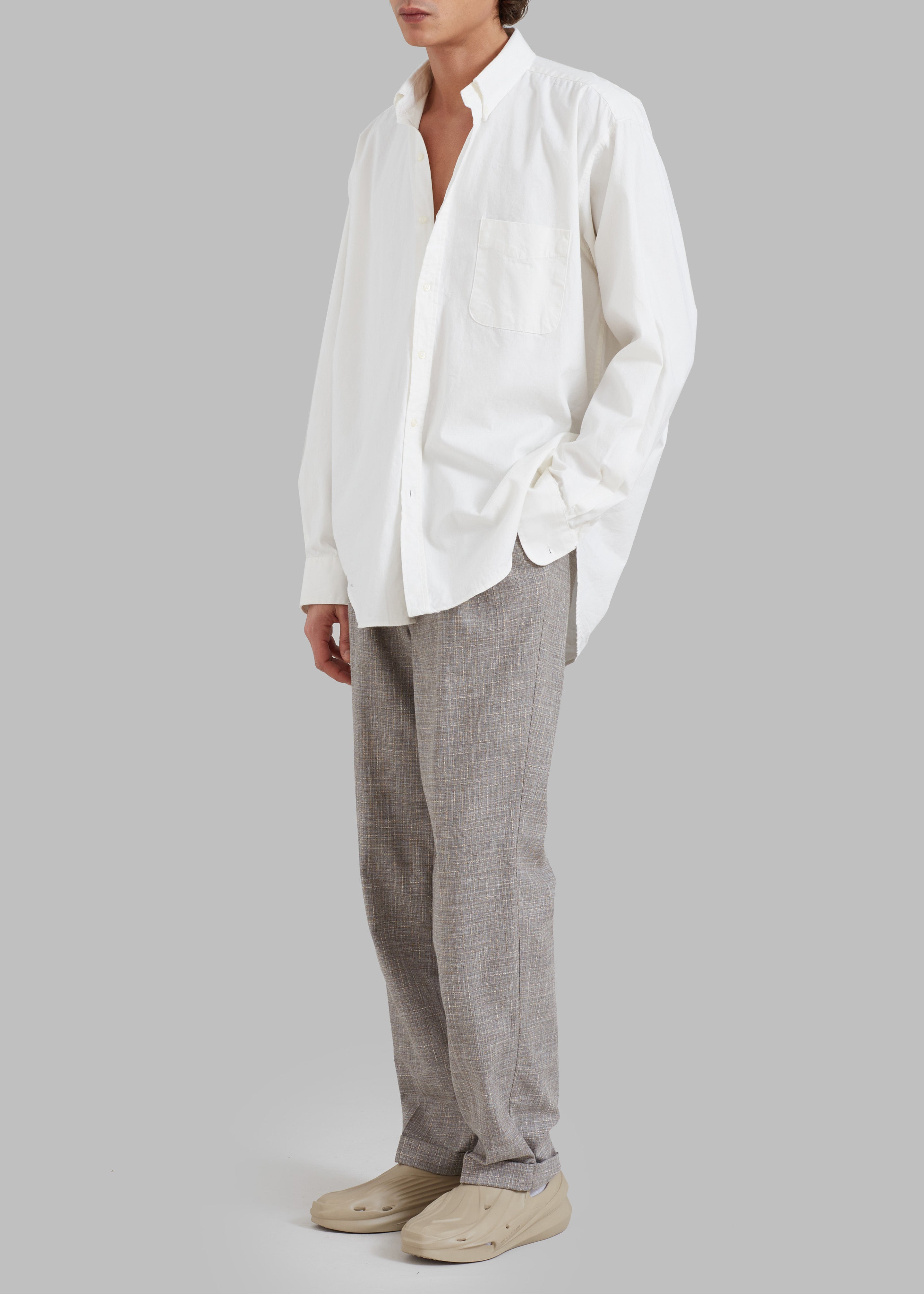 the Frankie Shop シャツ Lienz Double Shirt - Blue/White Stripe – The Frankie Shop Europe
