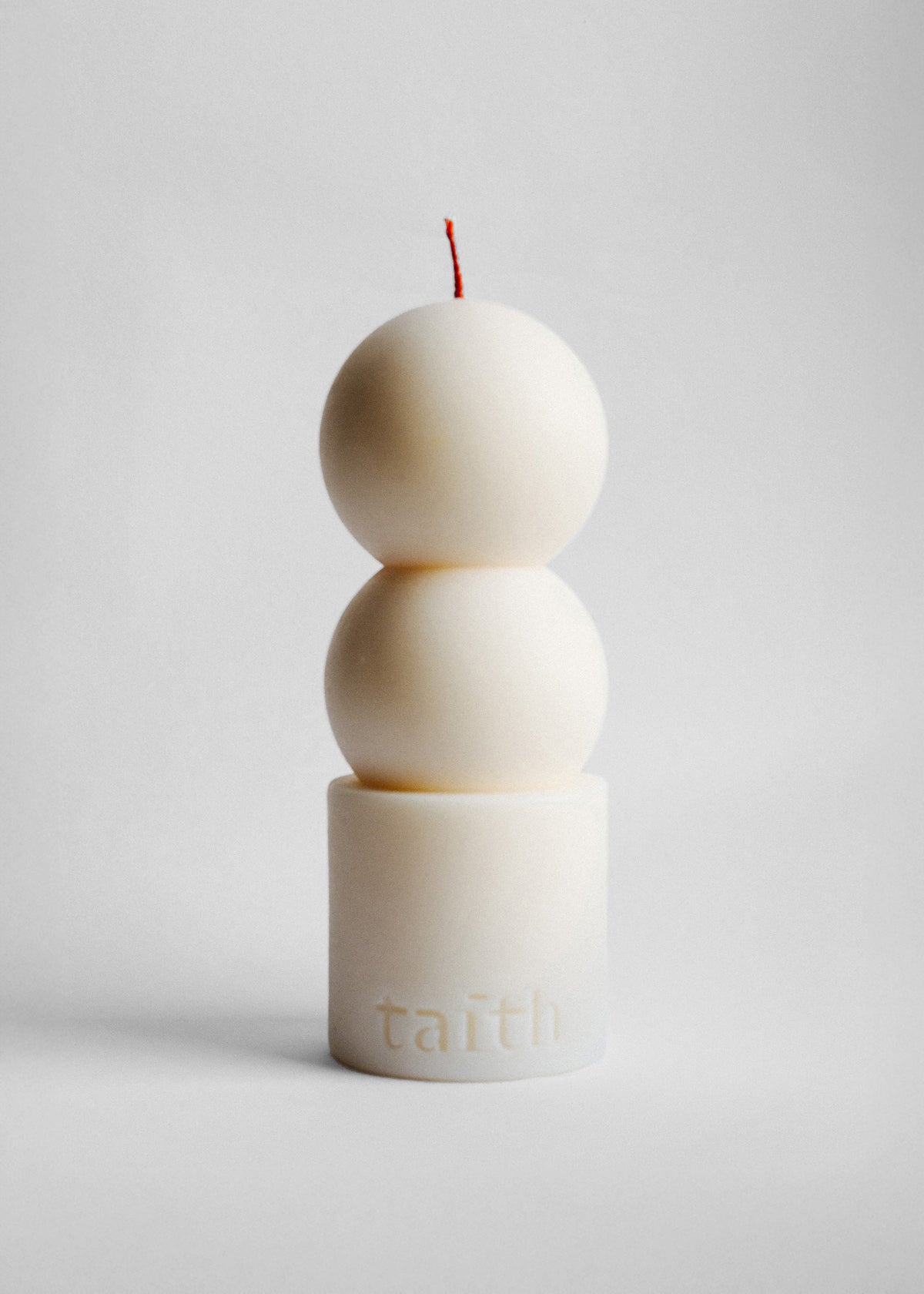 Taith Lilu Candle - Cream - 1