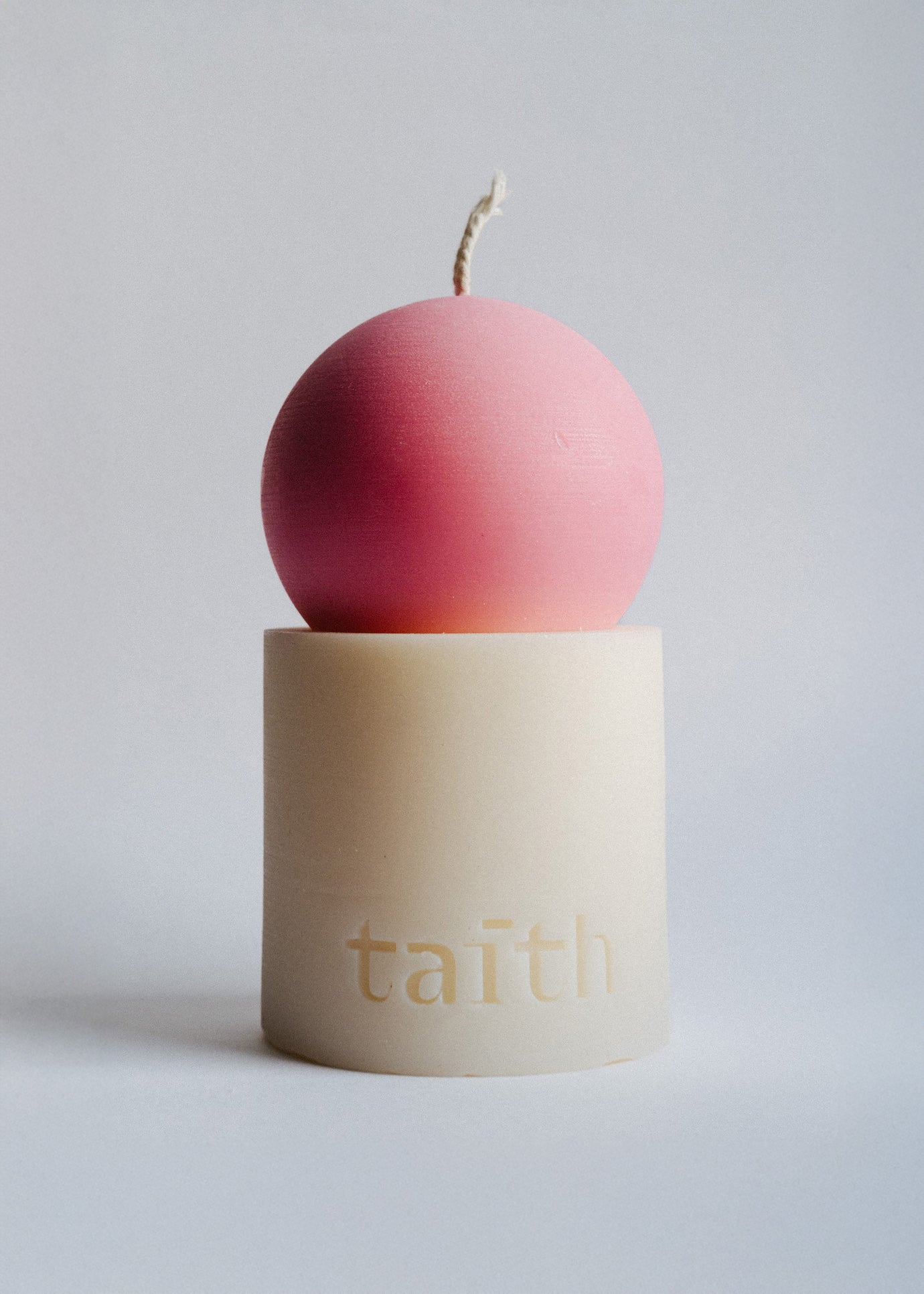 Taith Lulu Candle - Rose/Cream - 1