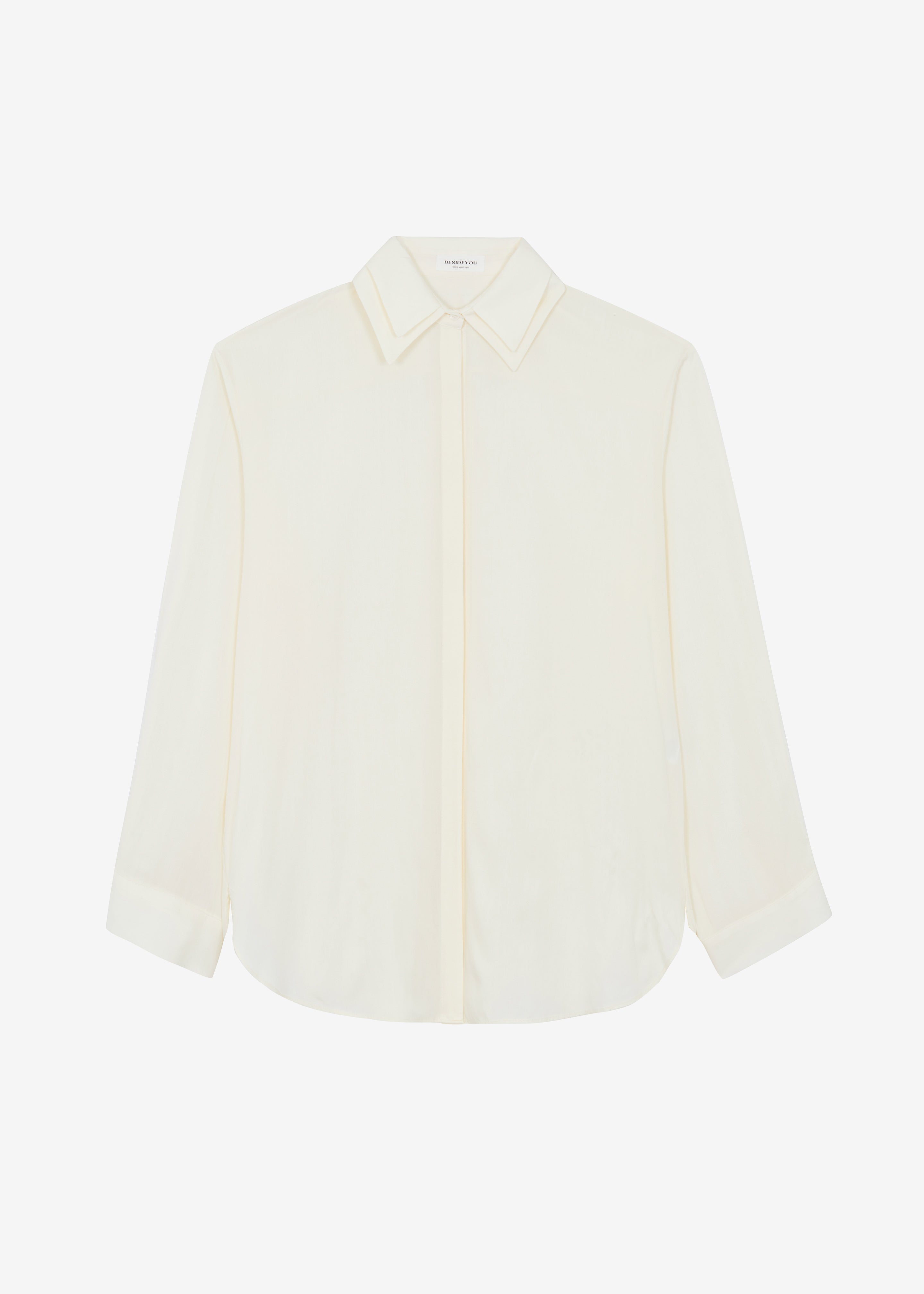 Tali Double Collar Shirt - Ivory - 7