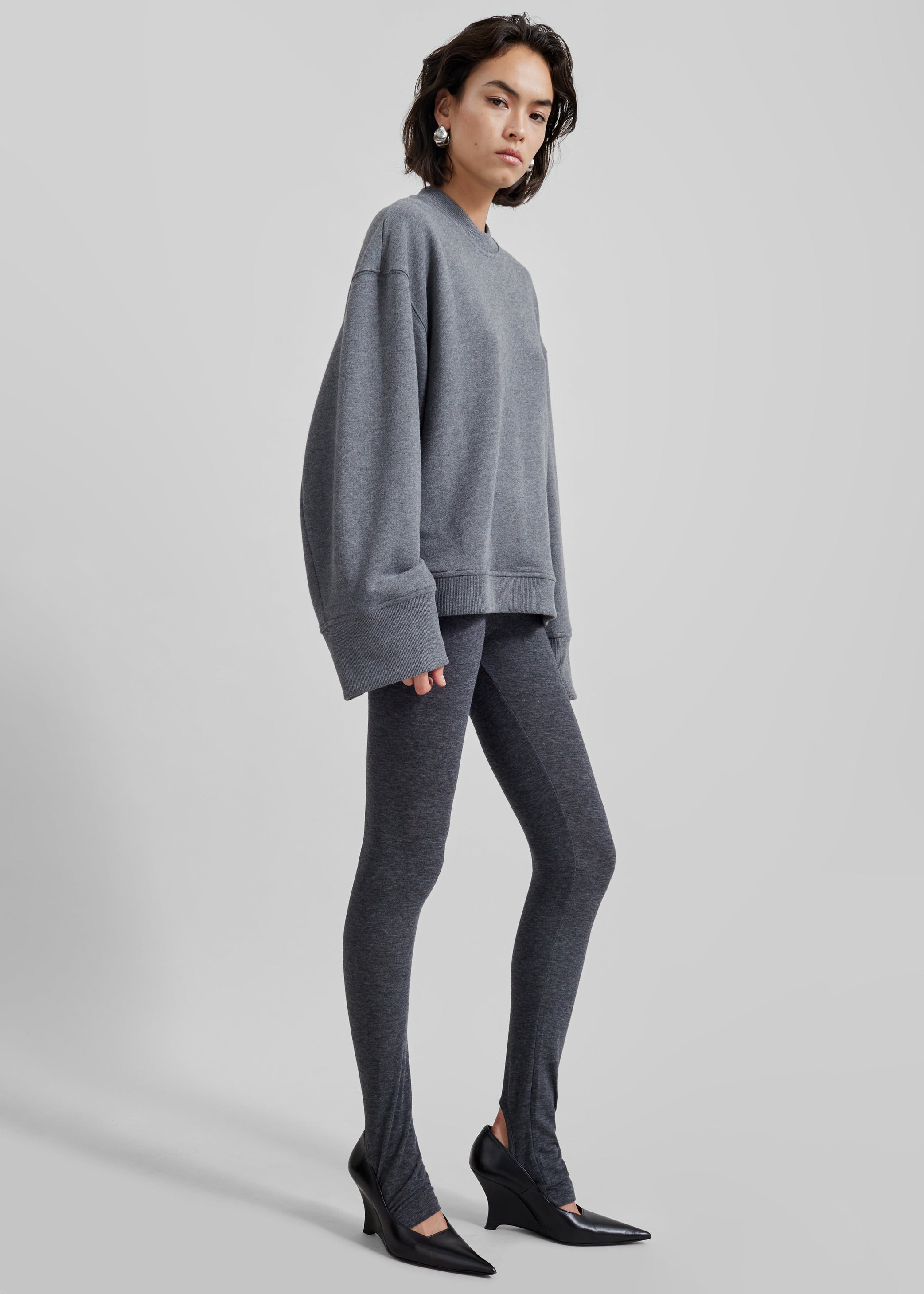 Shop the look image for Talia Sweatshirt - Dark Grey