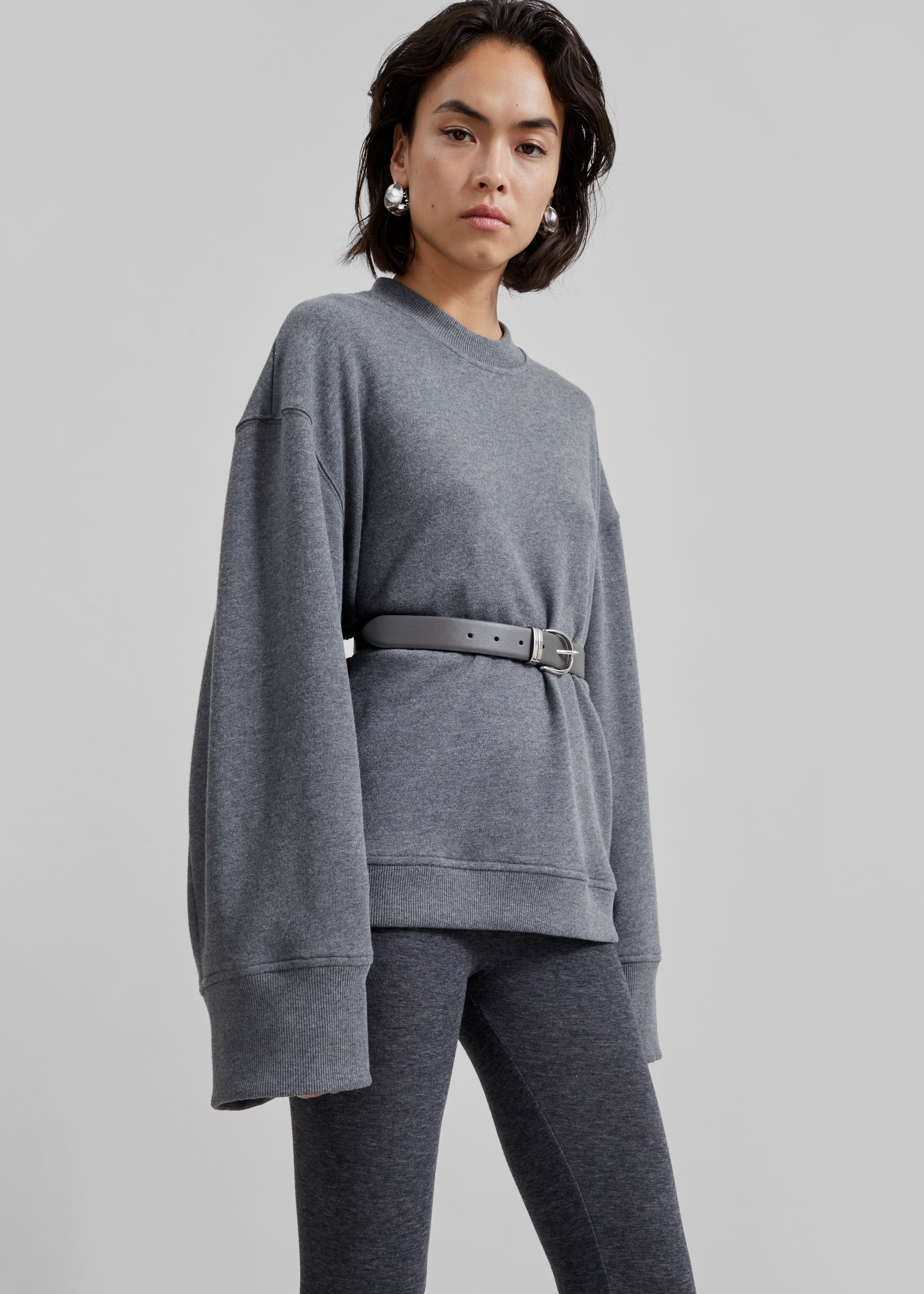 Talia Sweatshirt - Dark Grey - 5