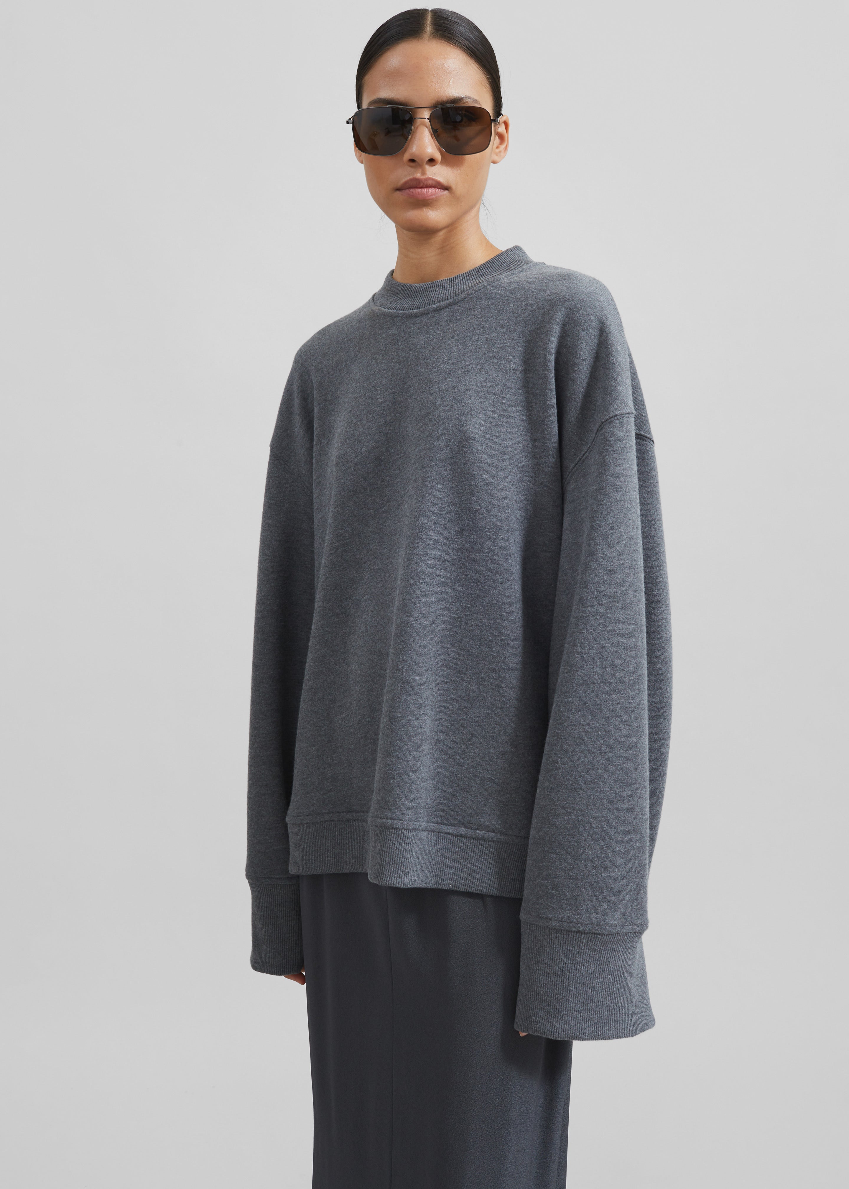 Talia Sweatshirt - Dark Grey - 2