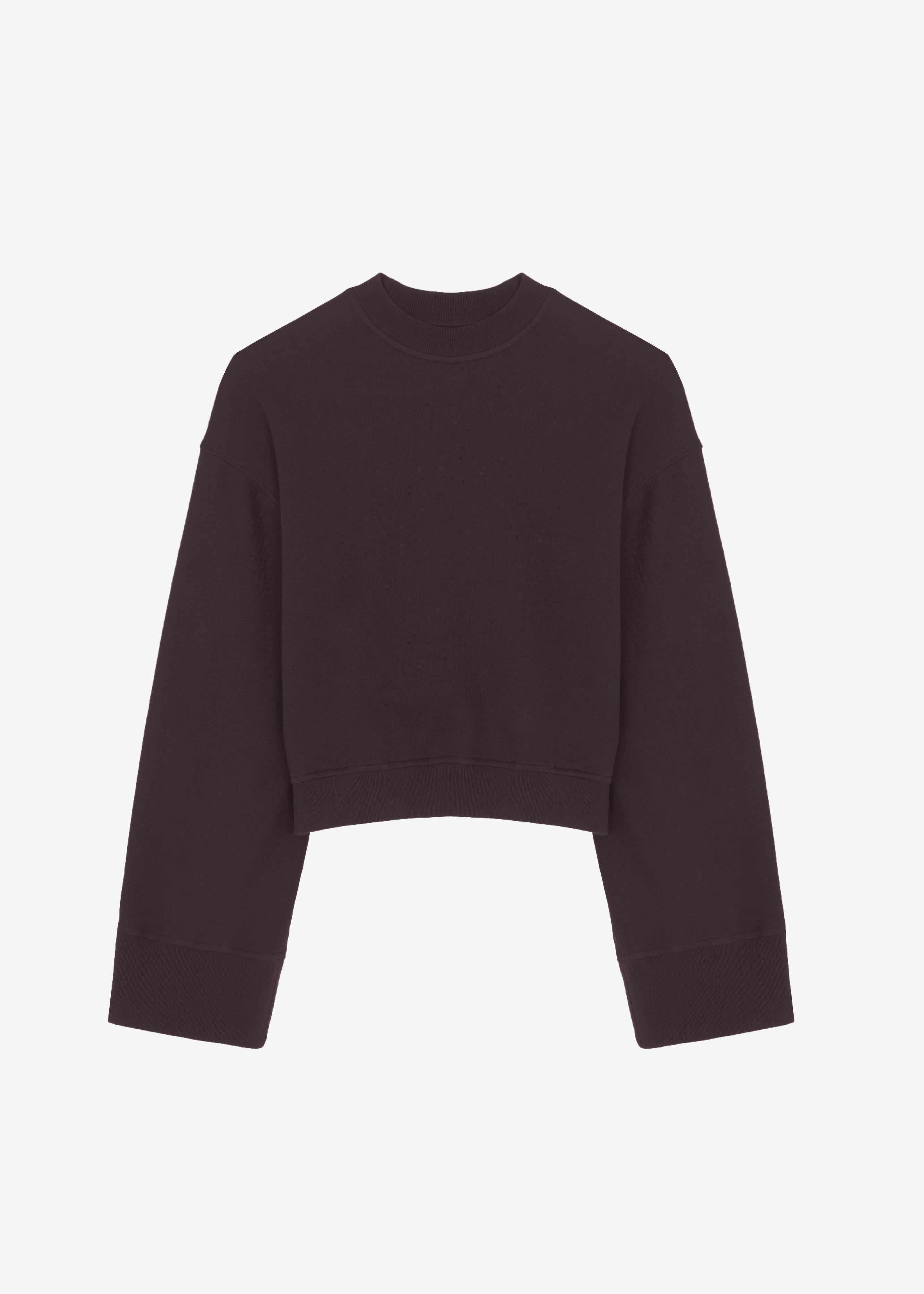 Talia Sweatshirt - Dark Plum - 11