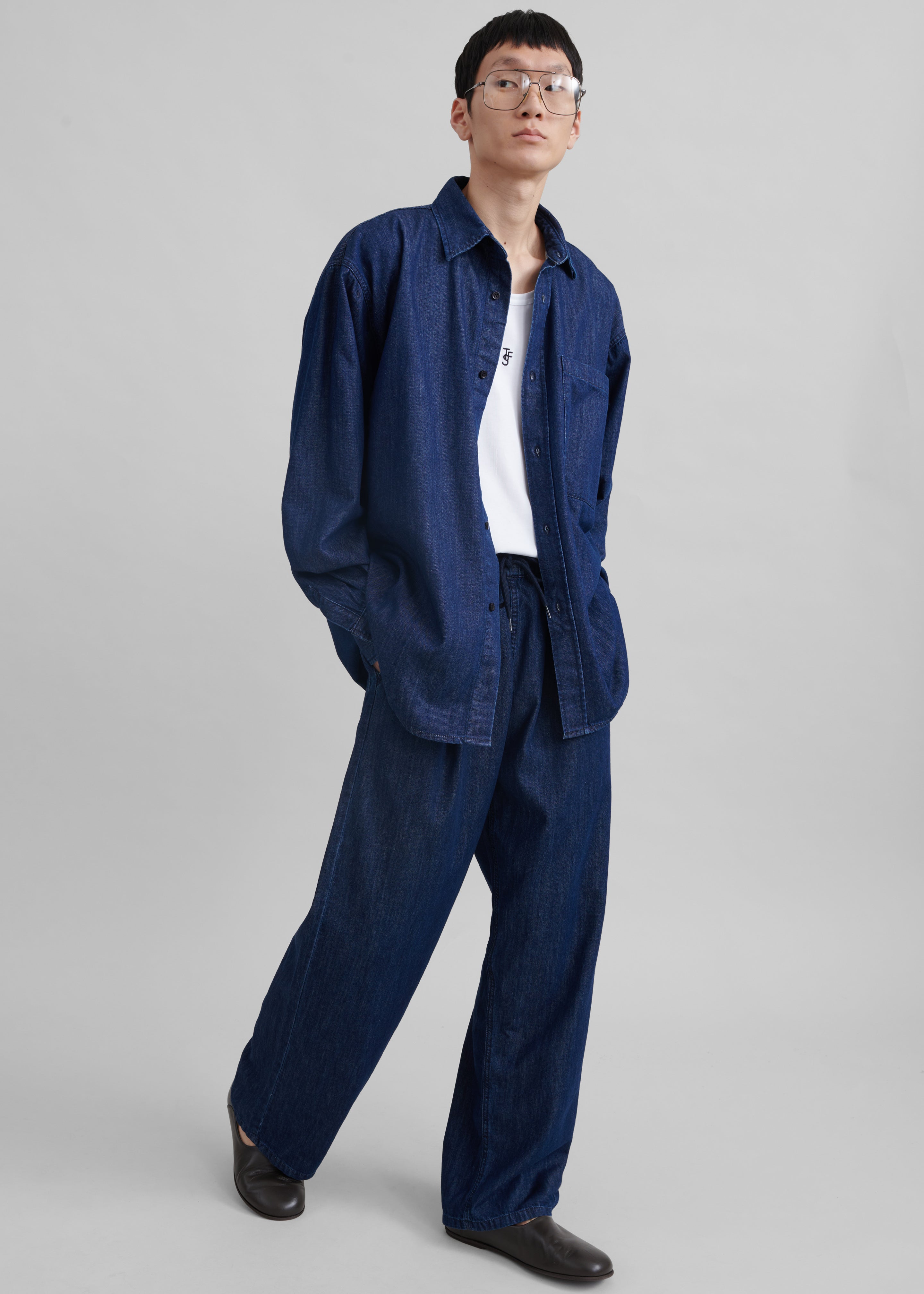 Tanner Denim Shirt - Raw Wash – The Frankie Shop