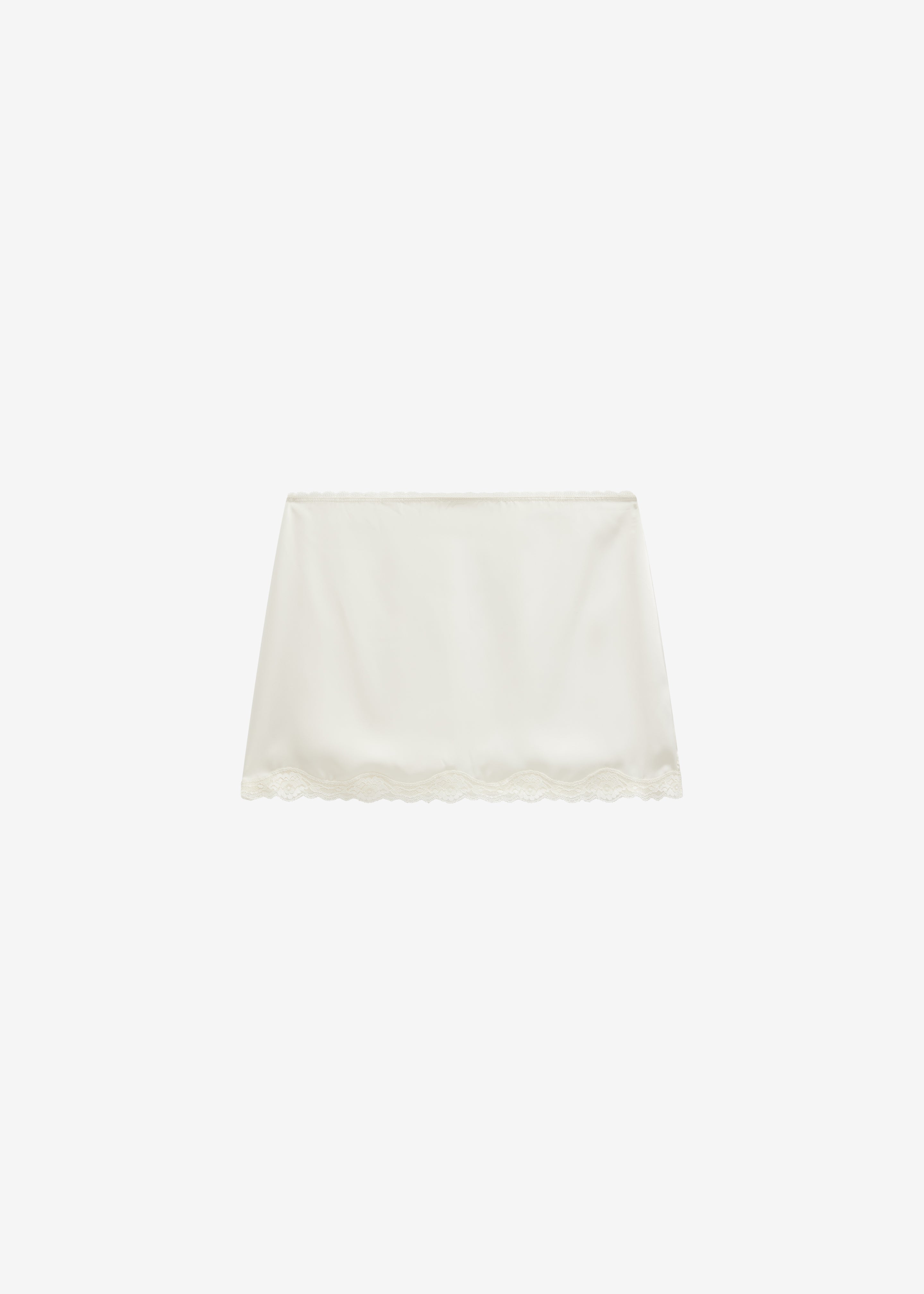 Tanvi Lace Mini Skirt - Ivory - 7