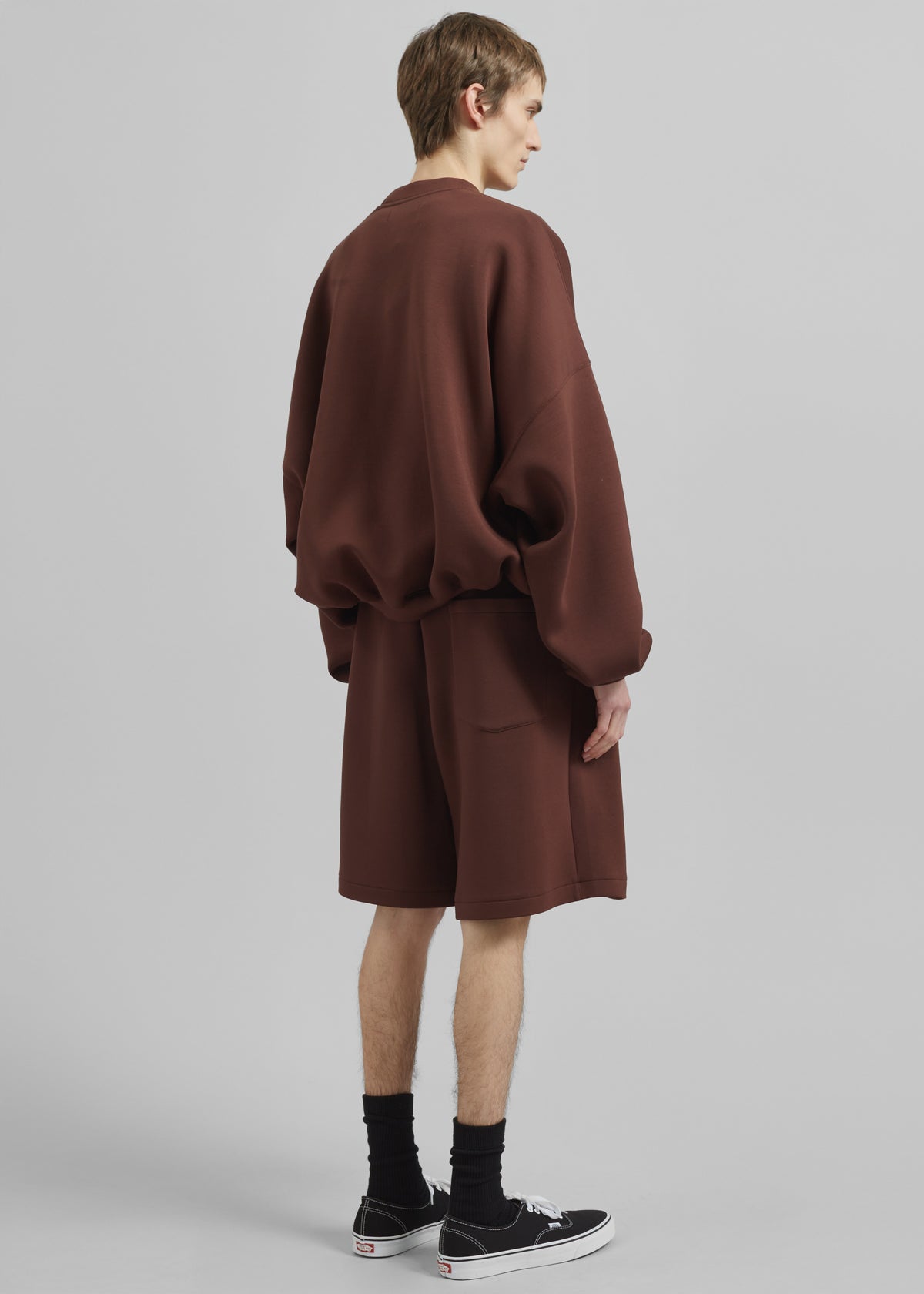 Tate Sweat Shorts - Brown