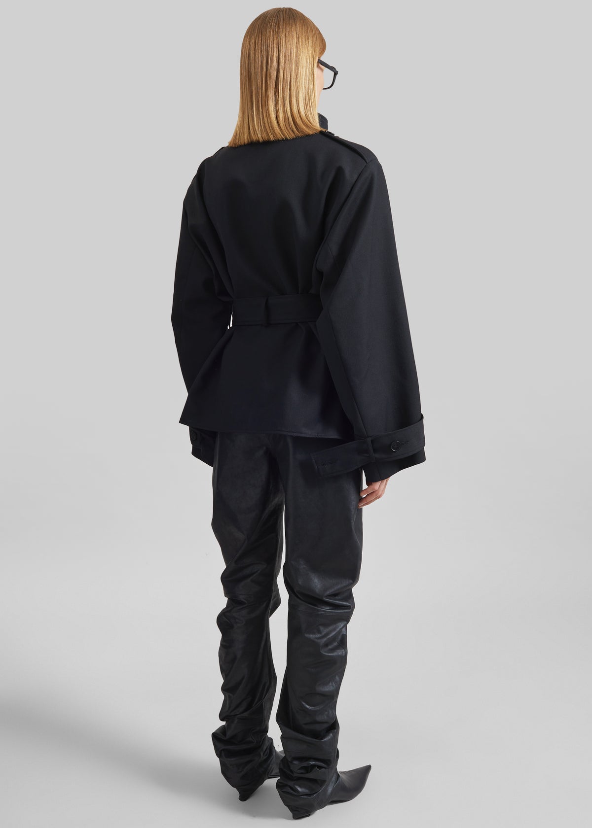 Tavea Belted Jacket - Black