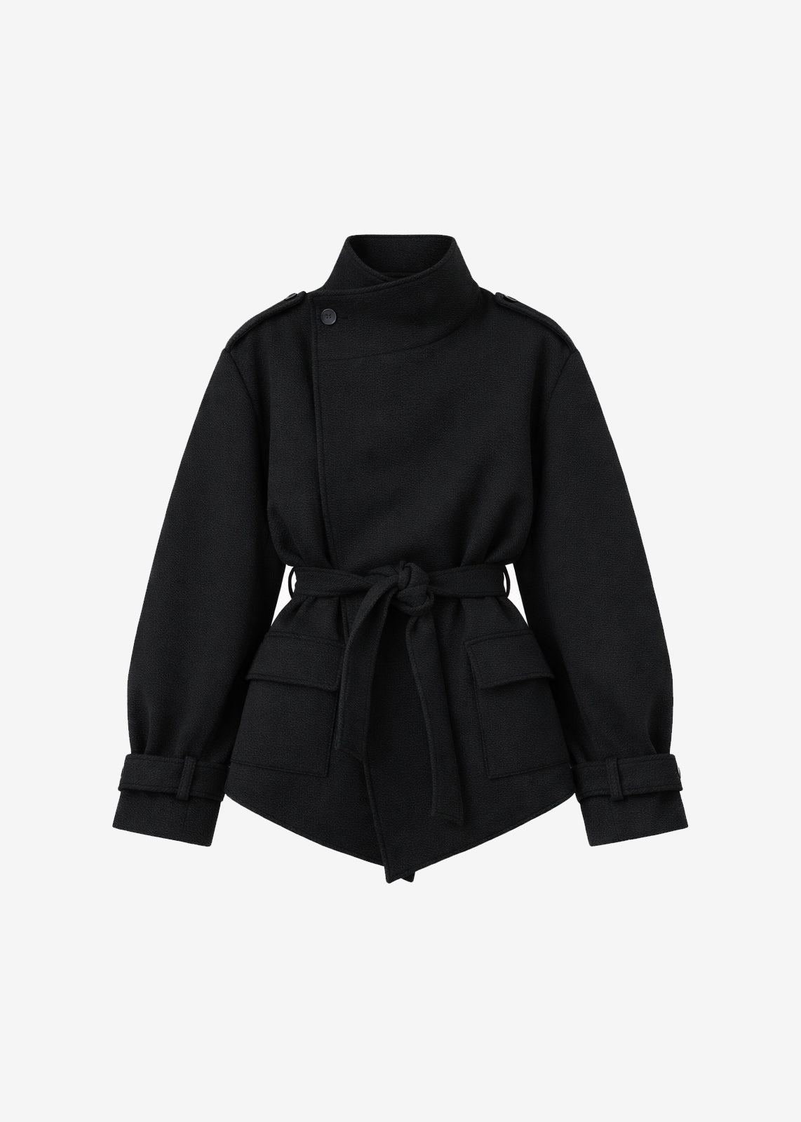 Tavea Belted Jacket - Black